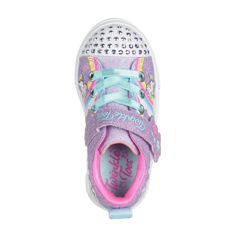 Twinkle Toes Twinkle Sparks Light Up Sneakers for Girls - Comfortable & Stylish Kids Shoes for Running, Playtime & School Activities