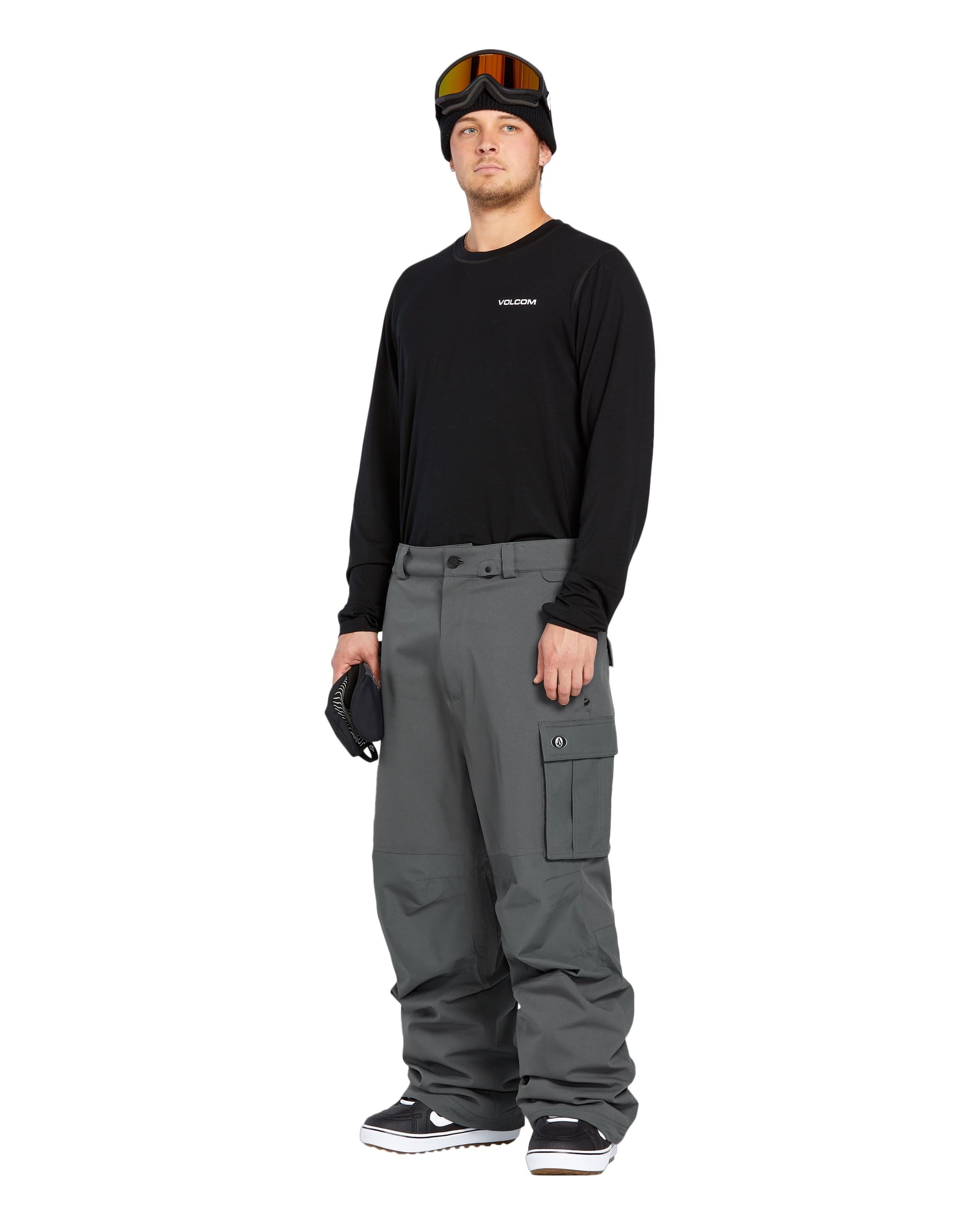 Volcom Men's NWRK Baggy Cargo Snowboard Ski Pants - Waterproof Winter Snow Pants for Skiing, Snowboarding & Outdoor Activities