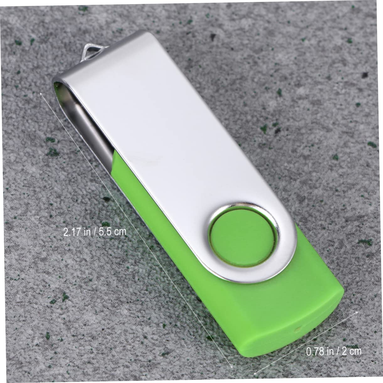 Lurrose 128GB USB Flash Drive - High-Speed Rotating Thumb Drive with Keychain, Portable USB Memory Stick for Data Storage - Perfect for Students, Office Work, and File Backup