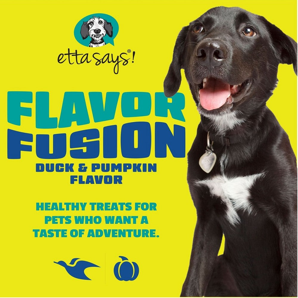 Flavor Fusion Duck & Pumpkin Dog Chews - Natural Grain-Free Dog Treats for Training, Dental Health & Puppy Rewards - Perfect for Small, Medium & Large Breeds