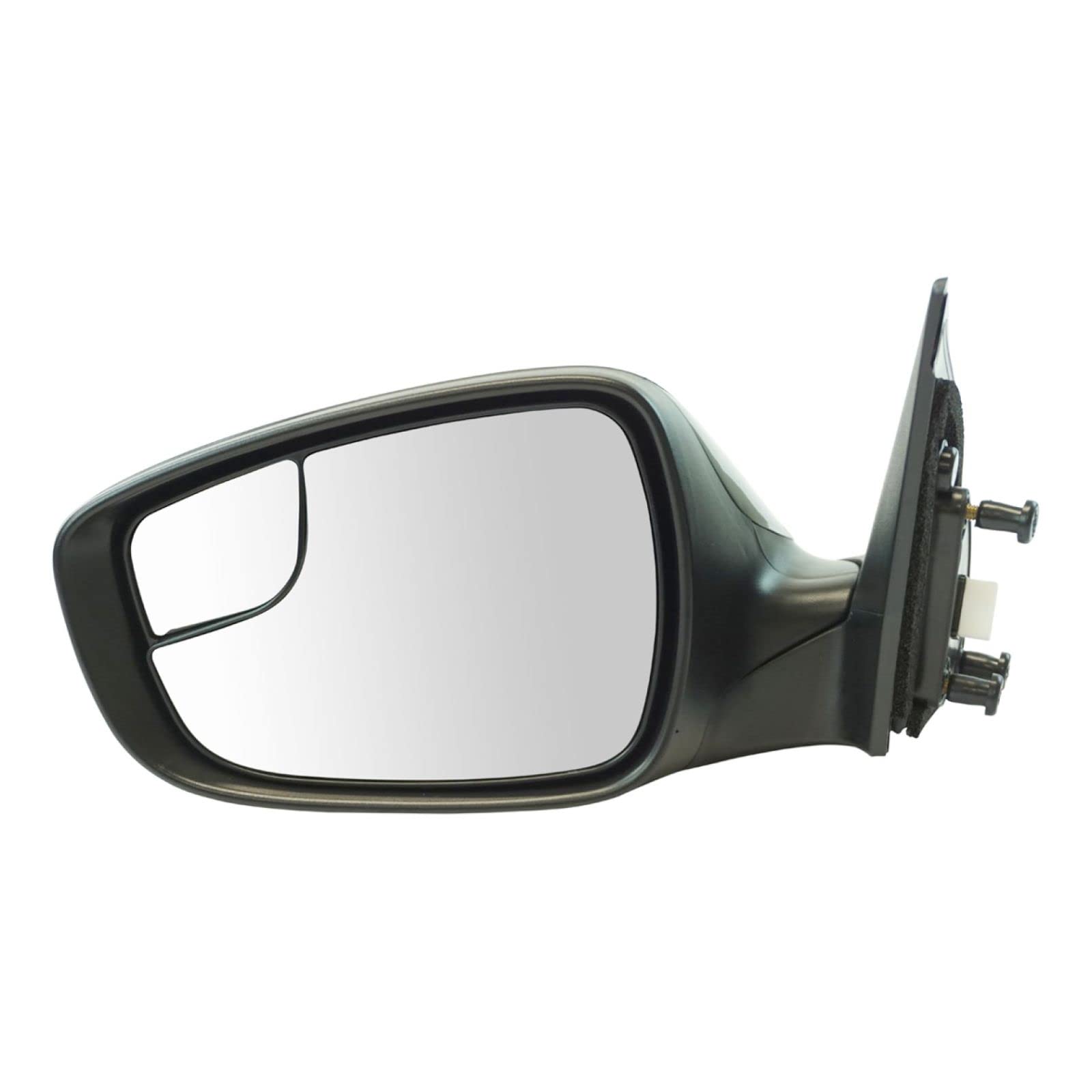 Heated Power Side Mirror Pair - Left & Right for Hyundai Accent | Black Exterior Replacement | All-Weather Driving Safety Upgrade