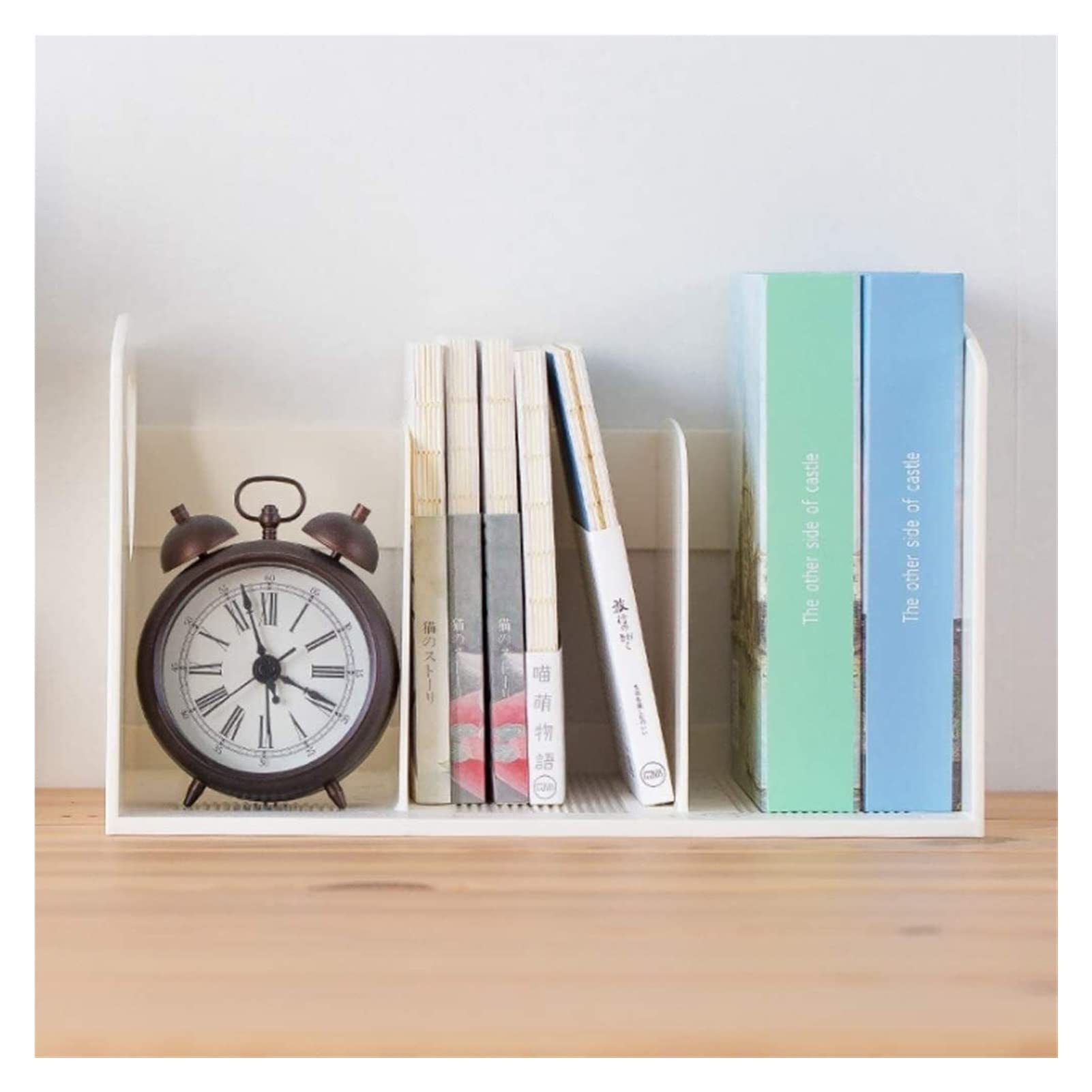 Decorative Plastic Bookends for Office, Desk & Living Room - Durable & Stylish Book Holders to Organize Books, Files & Home Decor - Perfect for Bookshelves, Workstations & Home Storage Solutions