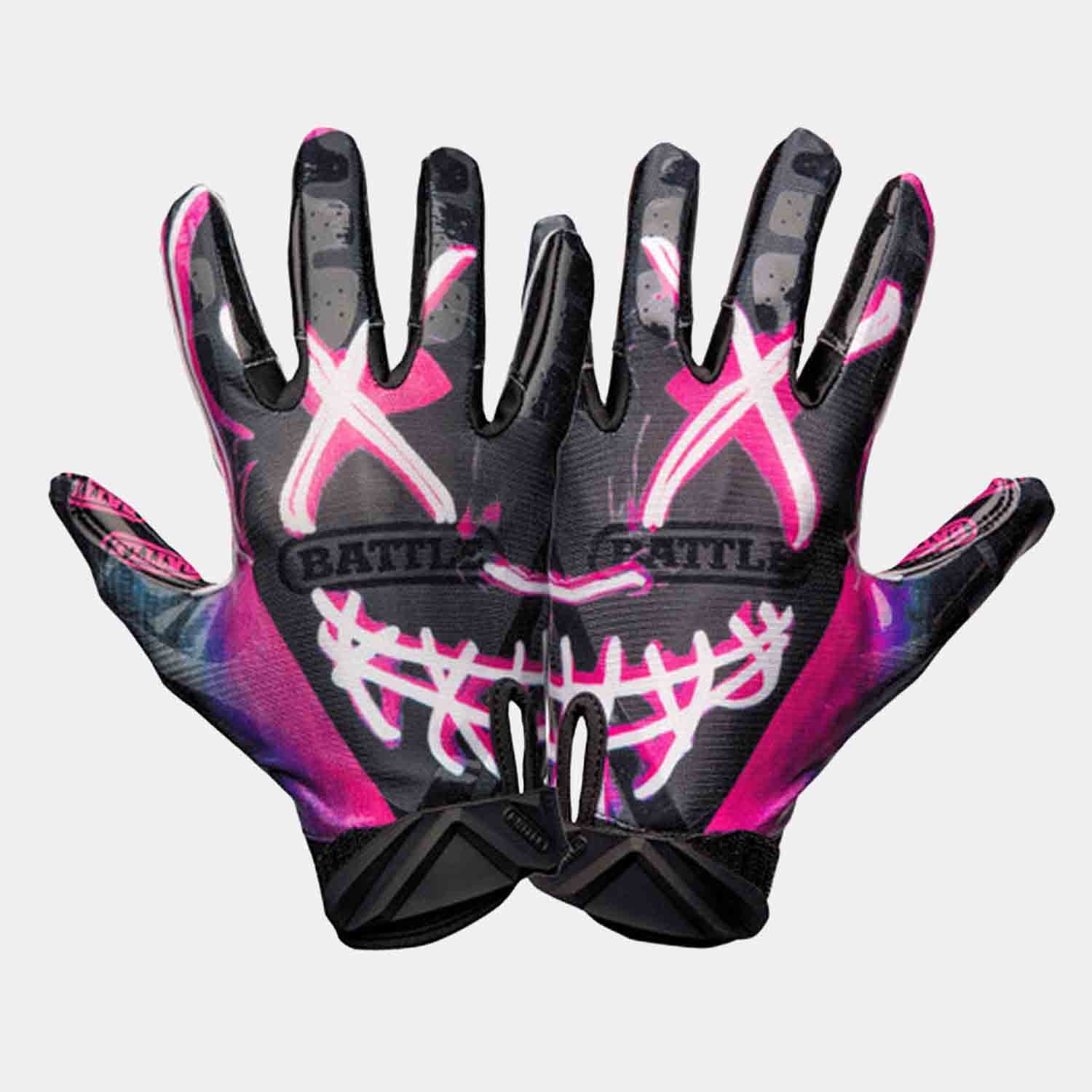 Best Football Receiver Gloves for Adults - Grip Enhancing, Touchdown Catching Gloves - Perfect for Game Day, Training & Outdoor Sports