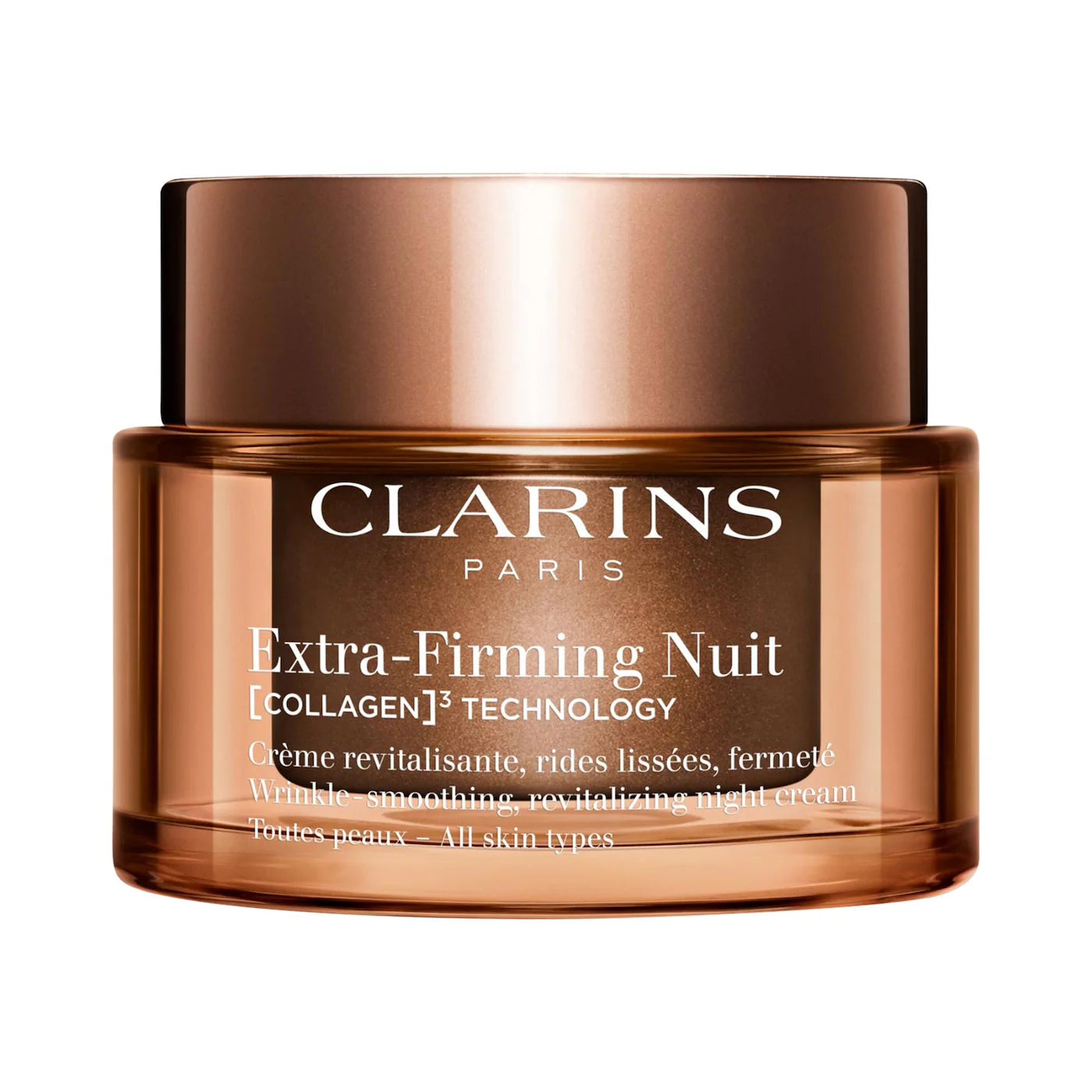 Clarins Extra Firming Night Cream for All Skin Types - 50ml | Anti-Aging, Wrinkle Reduction | Perfect for Nighttime Skincare Routine