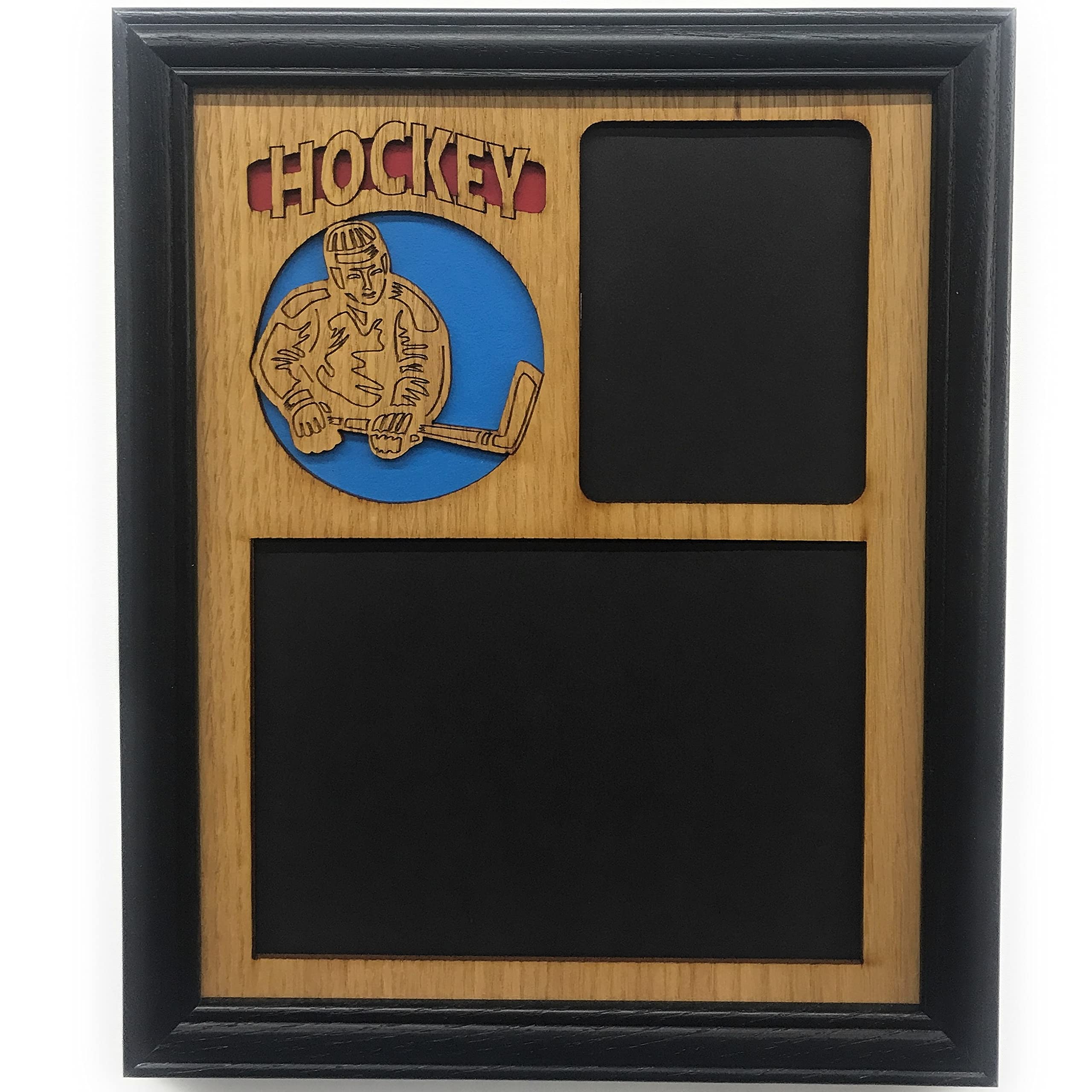 8x10 Hockey Picture Frame - Perfect for Displaying Sports Memories in Home, Office, or Locker Room Decor