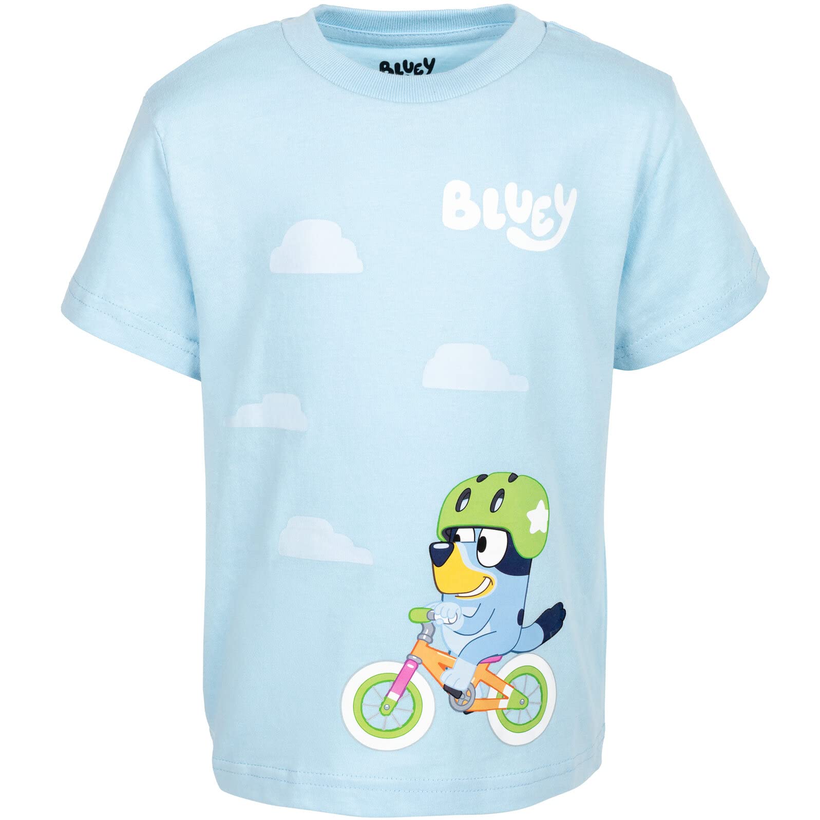 Bluey 2 Pack Kids T-Shirts for Toddlers & Little Boys - Soft Cotton Cartoon Character Tees for Playtime, School & Family Outings