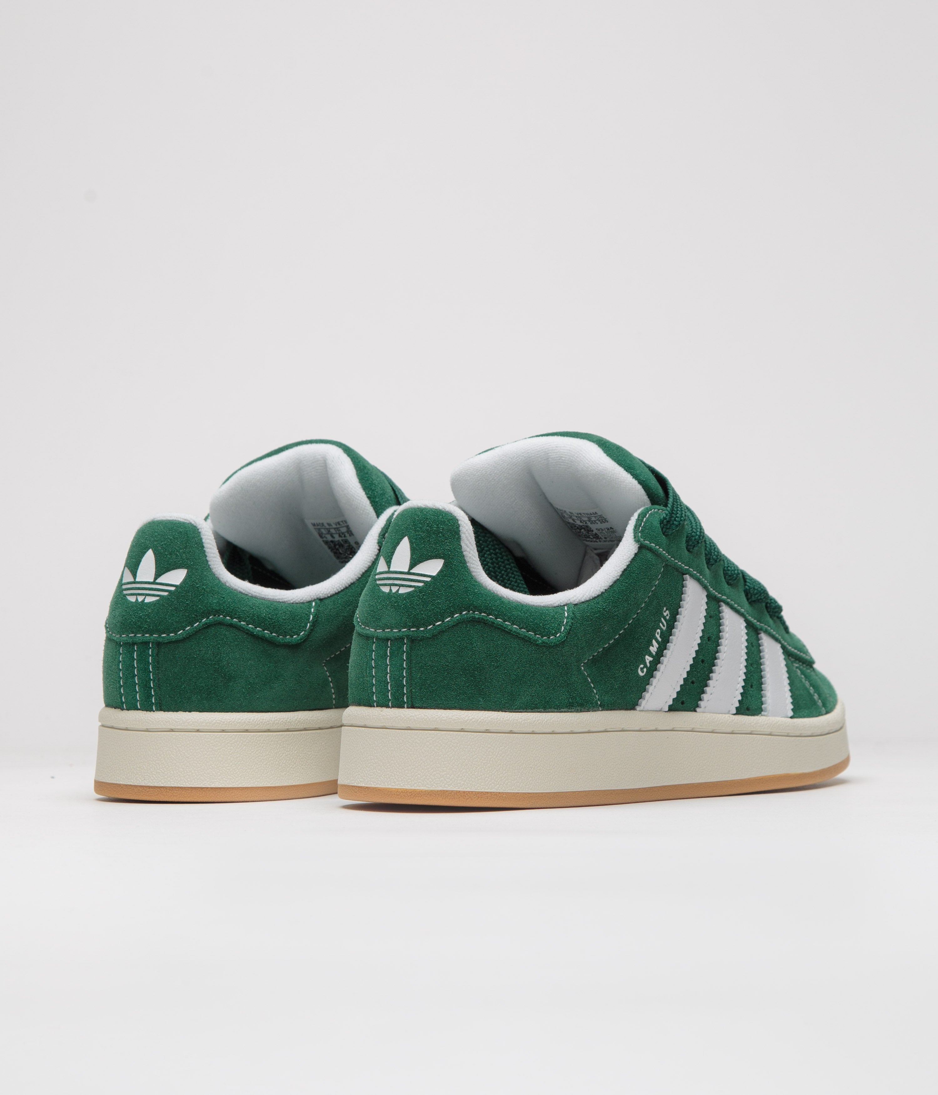 Adidas Campus 00s Sneakers - Dark Green/FTWR White/Off White - Retro Running Shoes for Men & Women - Perfect for Casual Wear, Street Style & Everyday Comfort