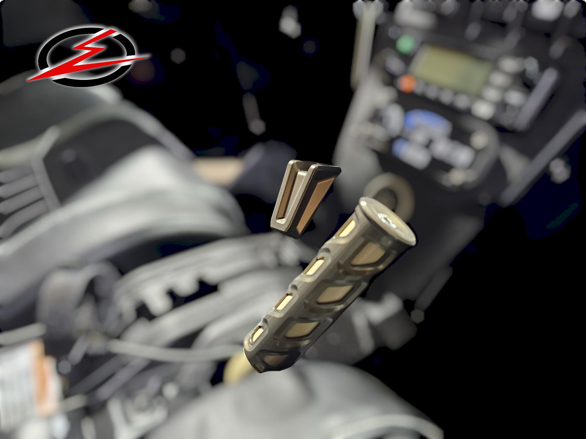 Can Am X3 Maverick EOD Shift Knob - Gun Metal Anodized Finish (2017-Present) | Off-Road Racing & Performance Driving Accessory