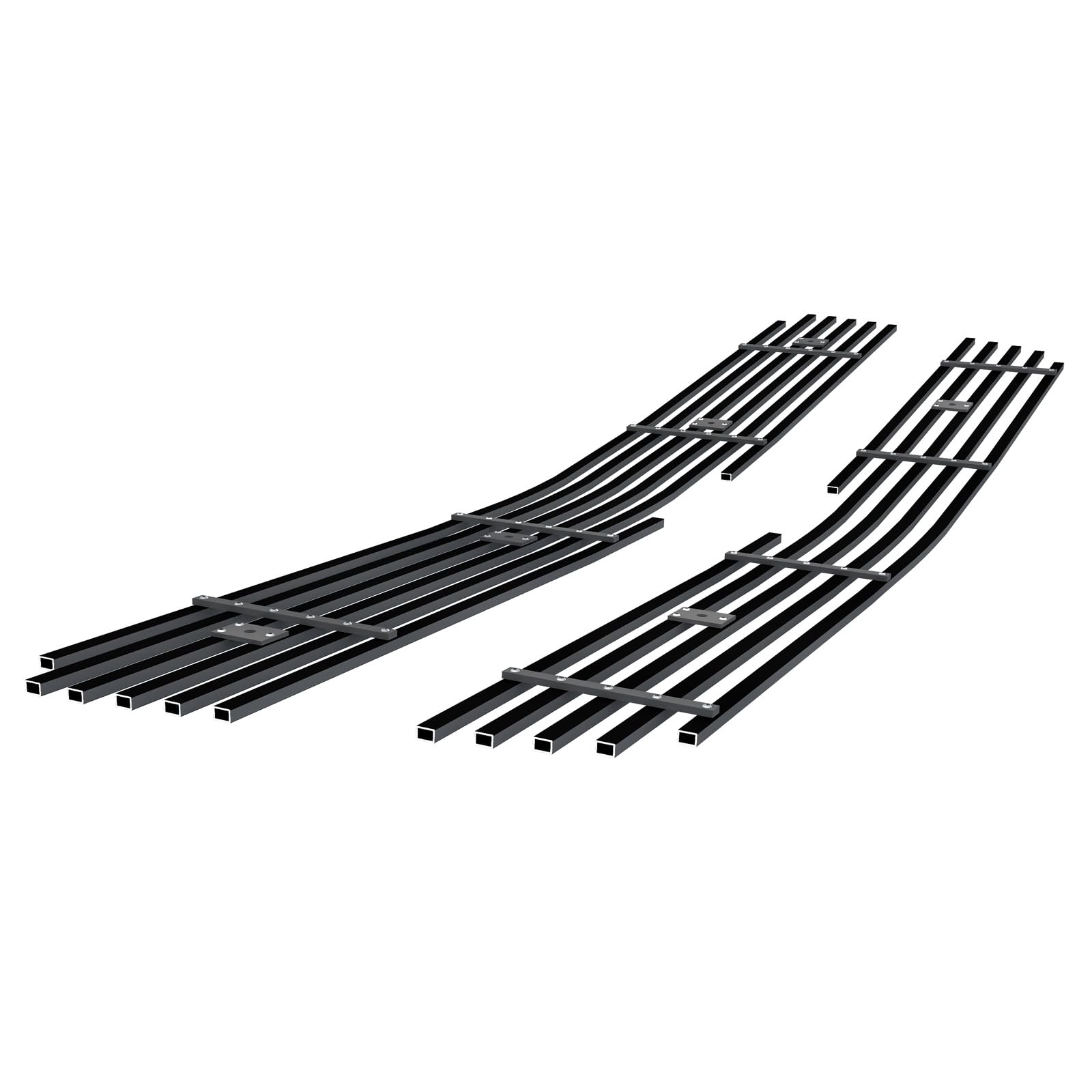 Black Billet Grille Insert for 2003-2005 Chevy Silverado 1500, 2003-2004 Silverado 2500 & 2003-2006 Avalanche - Upgrade Your Truck's Front End Style for Off-Road & Custom Looks