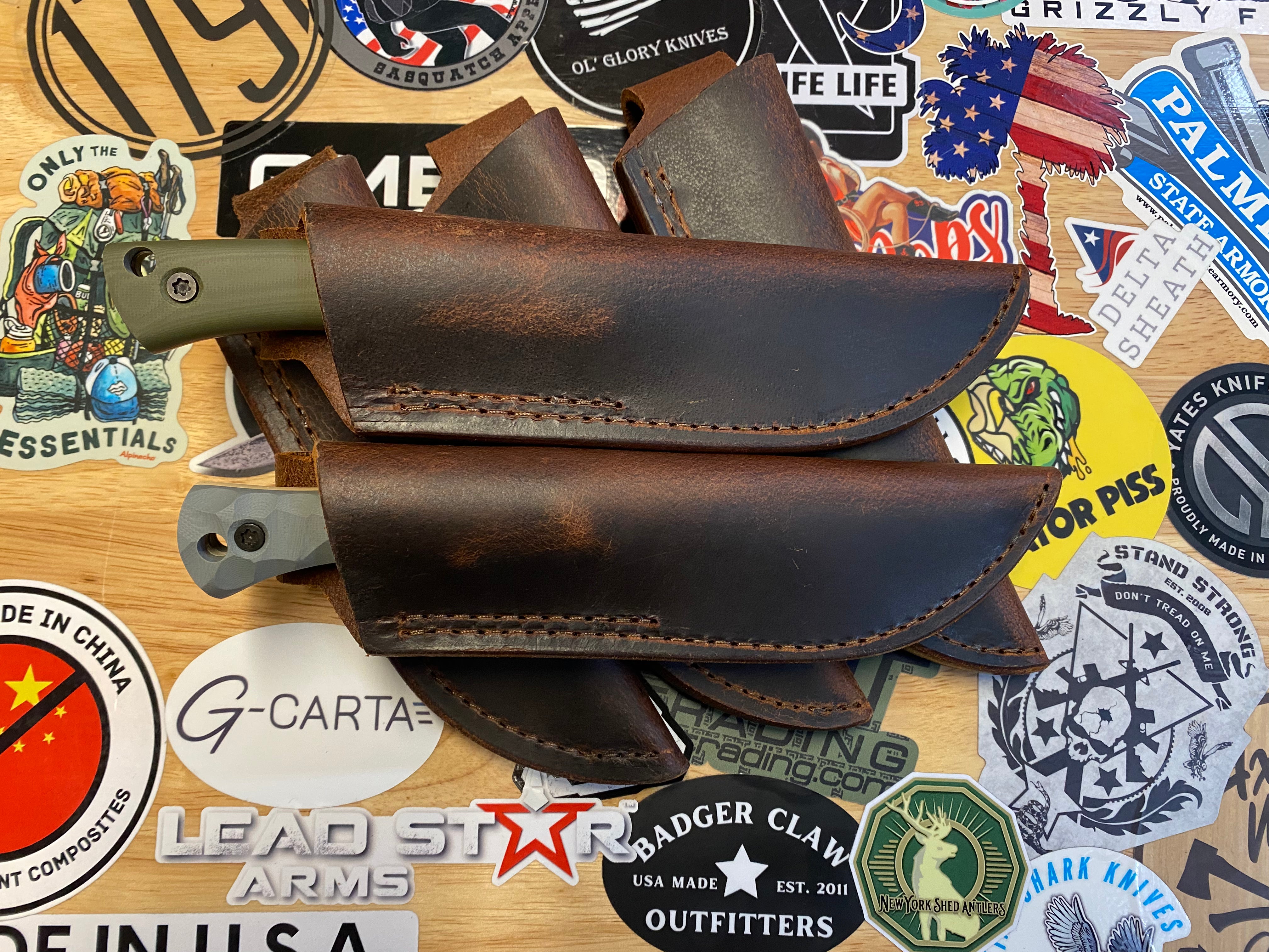 Premium Medium Leather Sheath for Knives & Tools - Durable & Stylish Protection for Camping, Hunting & Outdoor Adventures