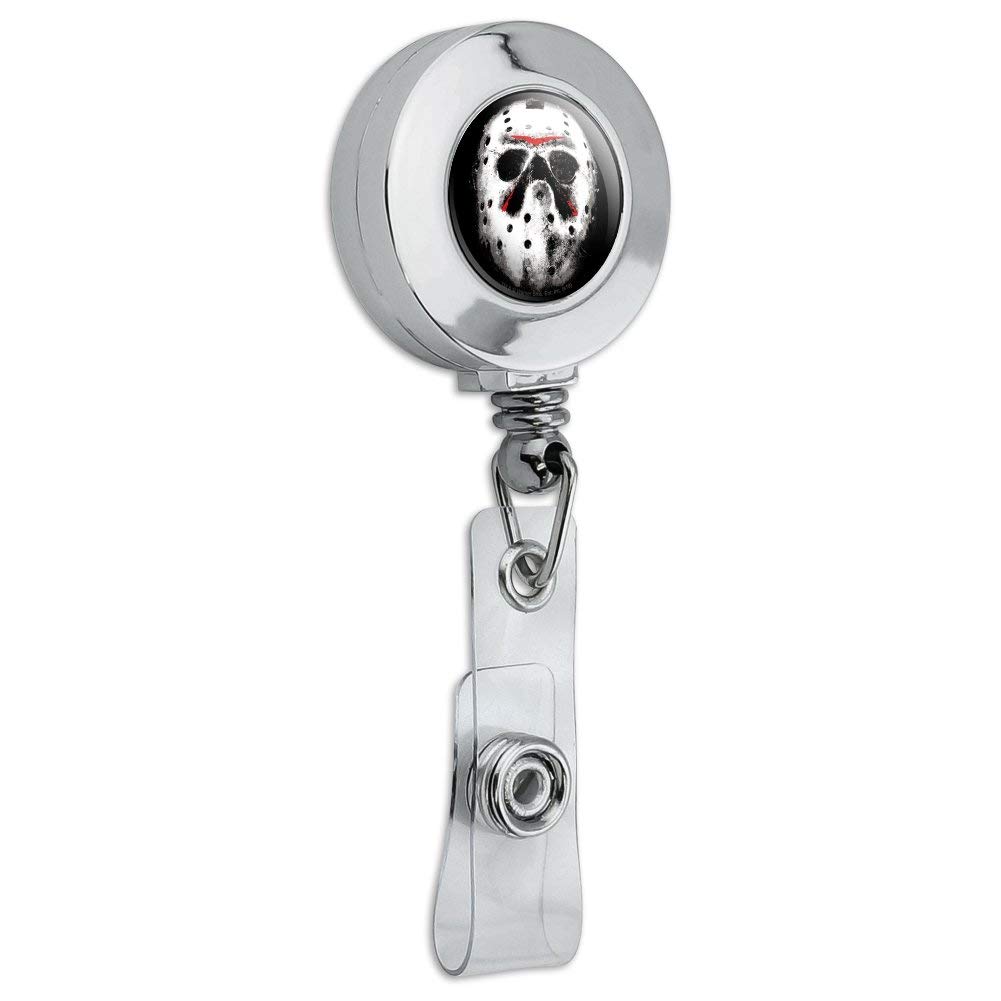 Friday The 13th Jason Mask ID Badge Holder - Horror Cosplay Accessory