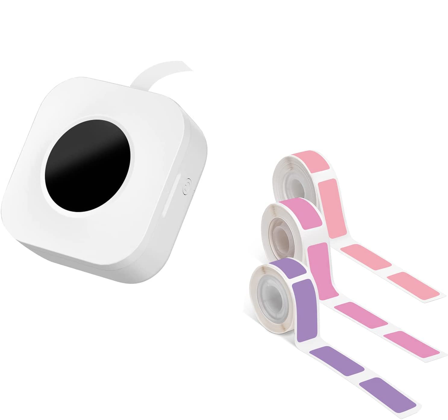 Memoking Q30S Bluetooth Label Maker - Portable Mini Label Printer with 3 Colorful Label Rolls for Bottles, Retail, Files, Organization & Storage | Perfect for Home, Office, School & Craft Projects