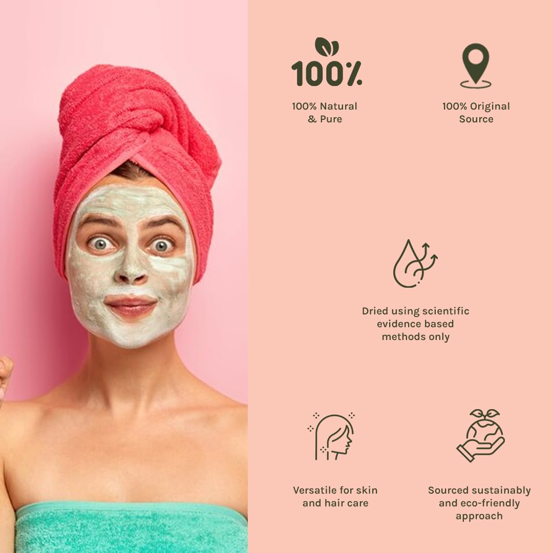 Tattvaogy Organic Neem Powder | 100% Pure Azadirachta Indica Leaf Powder | USDA Certified for Healthy Skin & Hair | Natural Acne & Pimple Treatment | Chemical-Free Hair Pack | Plastic Jar 175g | For Face Masks, Hair Growth & Ayurvedic Remedies