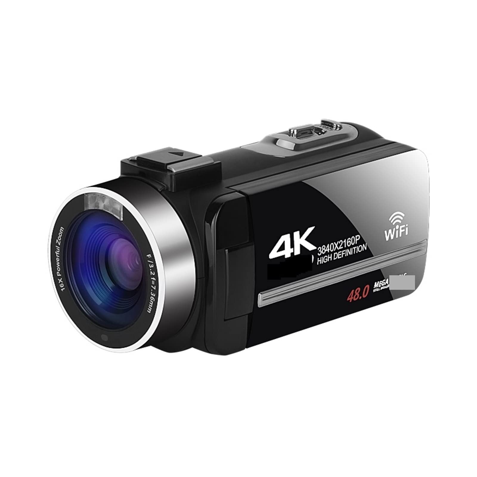 AUBEST 4K Digital Video Camera Camcorder with 48MP Photography, 64GB SD Card - Perfect for Vlogging, Time-Lapse Recording, Live Streaming & Webcam Use (Blue, 2-Pack)