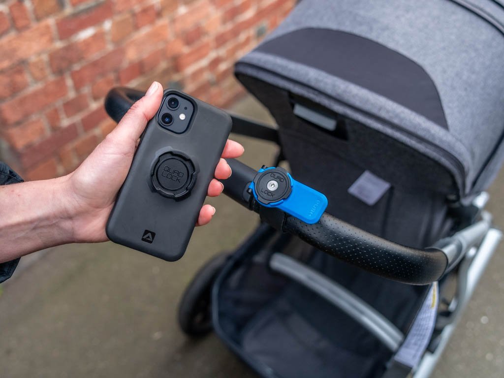 Premium Baby Stroller Accessories Kit - Universal iPhone Holder, Cup Holder & Storage Bag for Newborns & Toddlers - Perfect for Shopping, Travel & Outdoor Walks