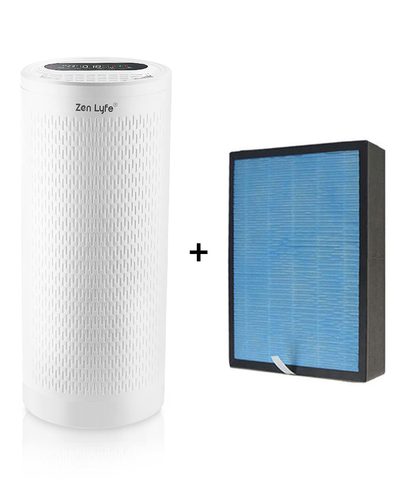 Best Air Purifier for Large Rooms - HEPA & Activated Carbon Filter - Eliminates Dust, Pollen, Pet Dander - Perfect for Home, Office & Bedroom Use