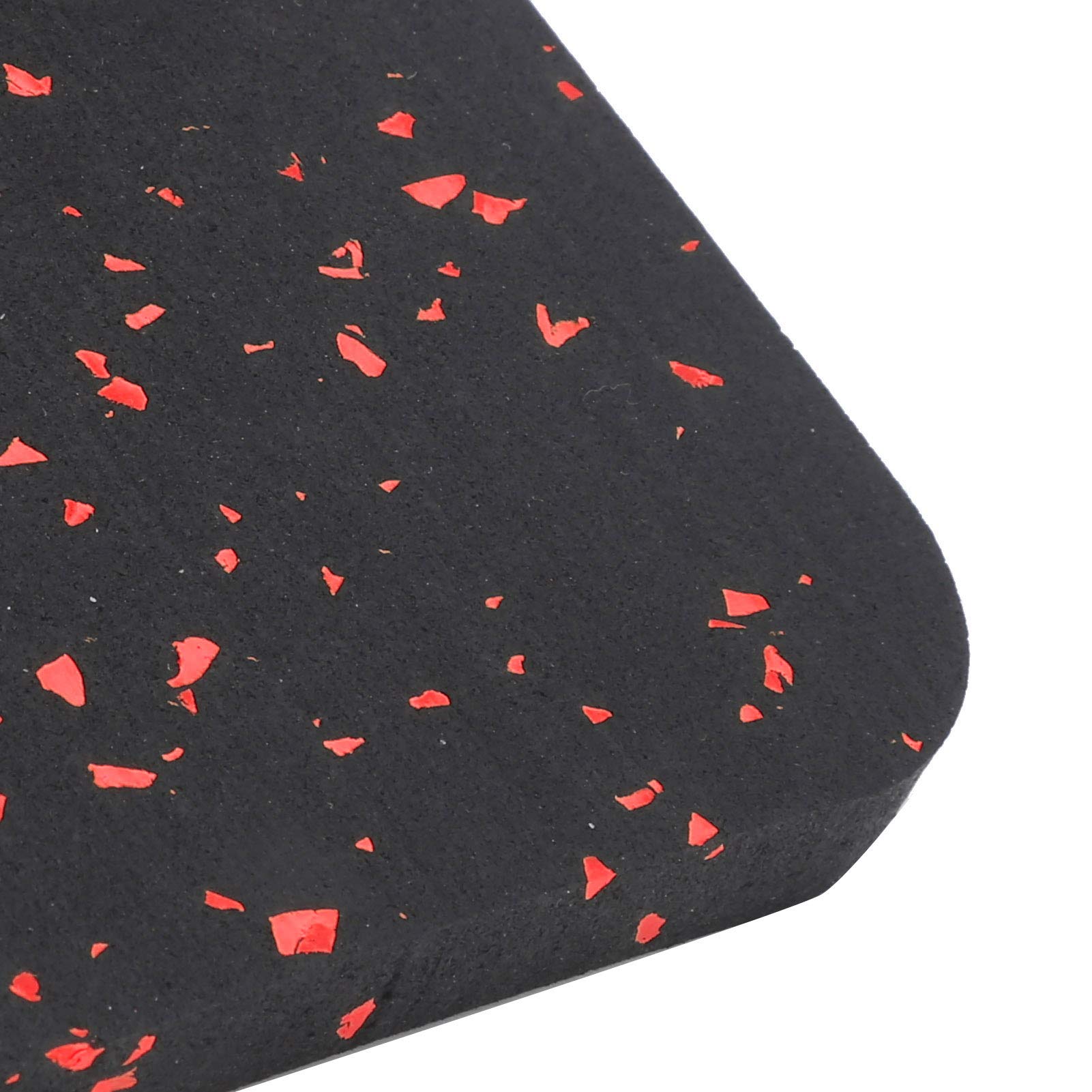 Premium Treadmill Mat - High Density Rubber, Non-Slip, Sound Absorbing & Waterproof Exercise Equipment Mat for Hardwood Floors & Carpets - Gym Floor Protection - Ideal for Home Workouts, Cardio Training & Equipment Safety (Red)