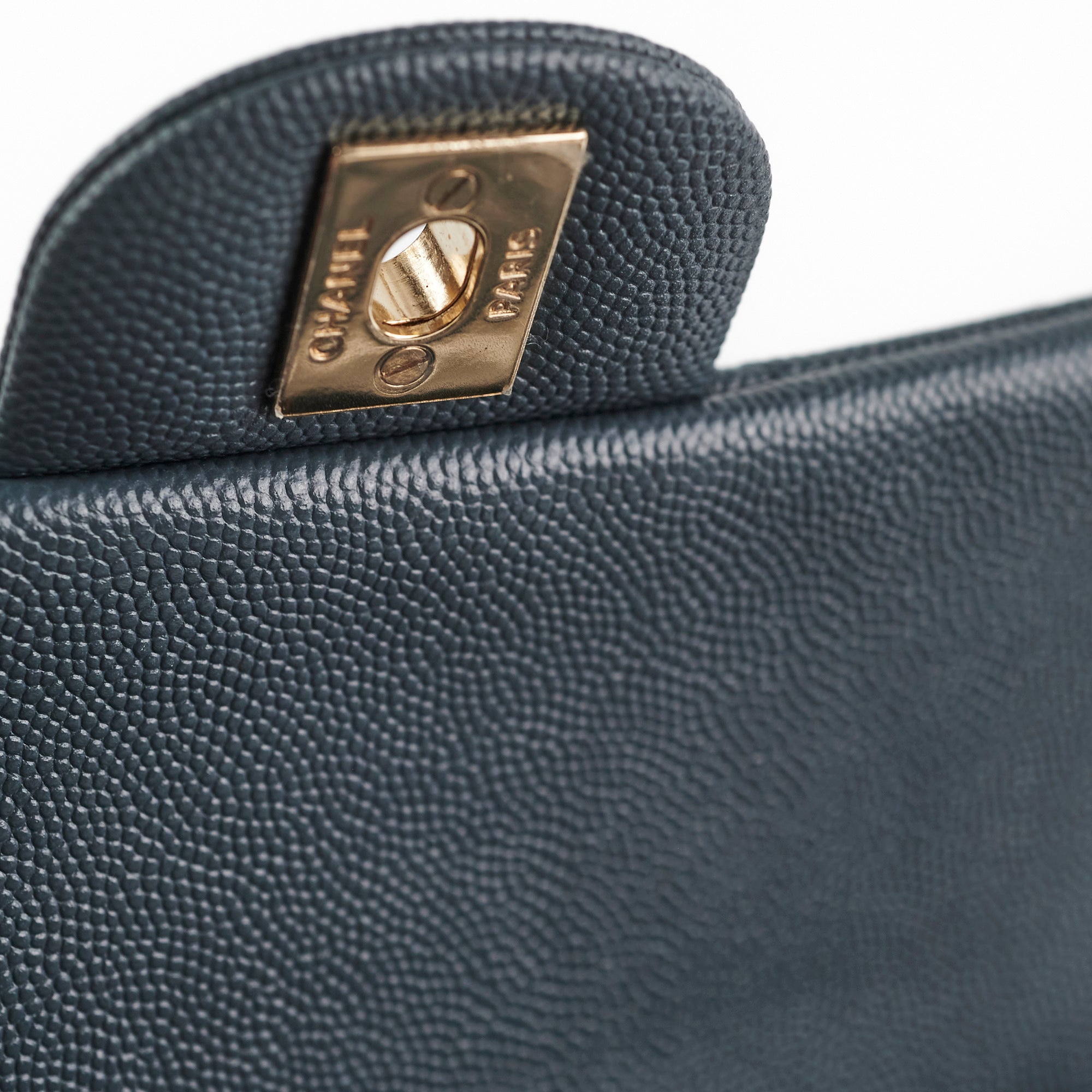 Chanel Caviar Leather Mini Rectangular Flap Bag in Grey - Perfect for Evening Events & Luxury Fashion Accessories