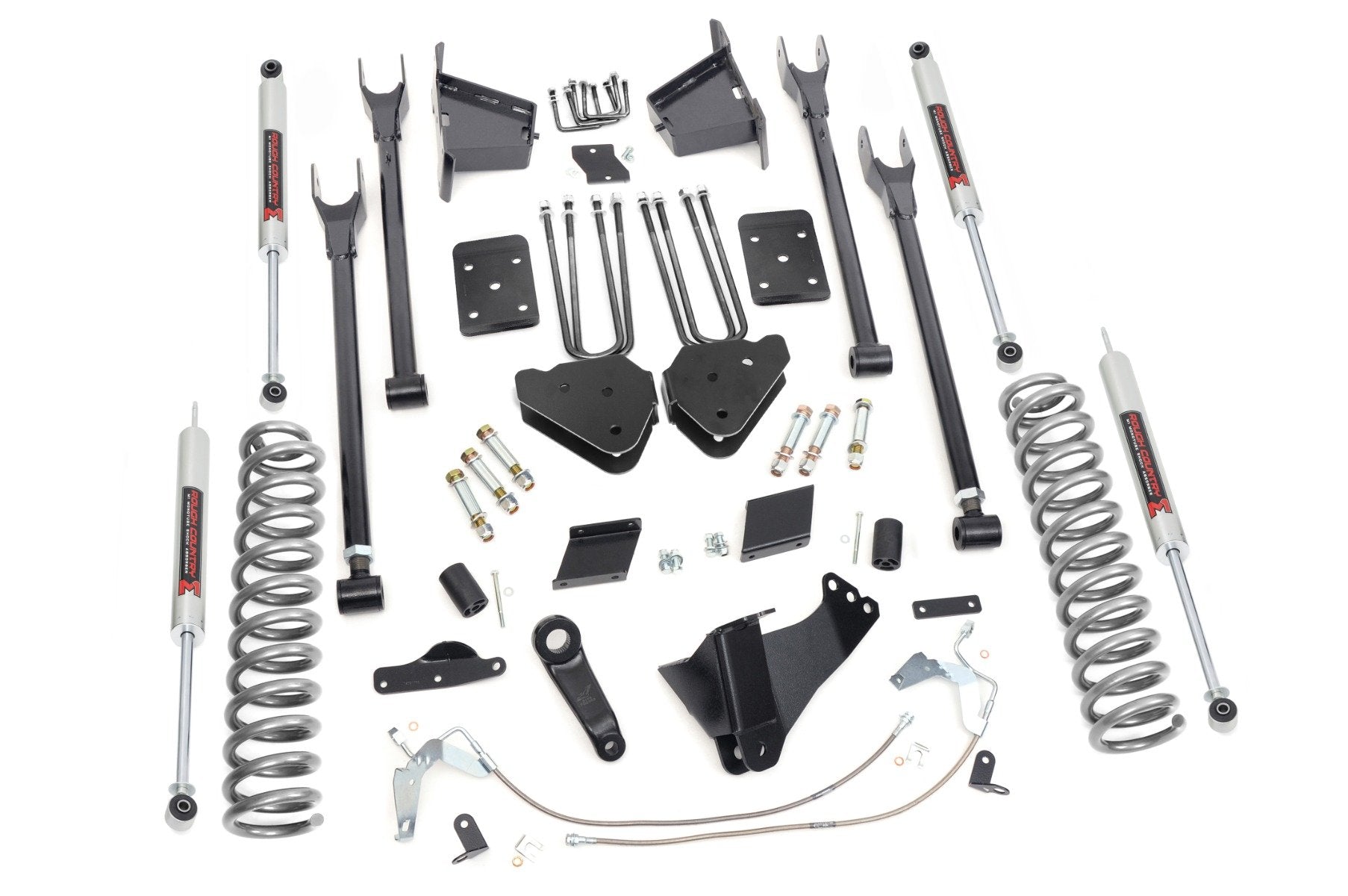 6 Inch Lift Kit for Ford F-250 Super Duty 4WD (2015-2016) - Heavy Duty 4-Link Suspension System with No Overload | Model M1 52740 | Off-Road & Truck Customization Upgrade