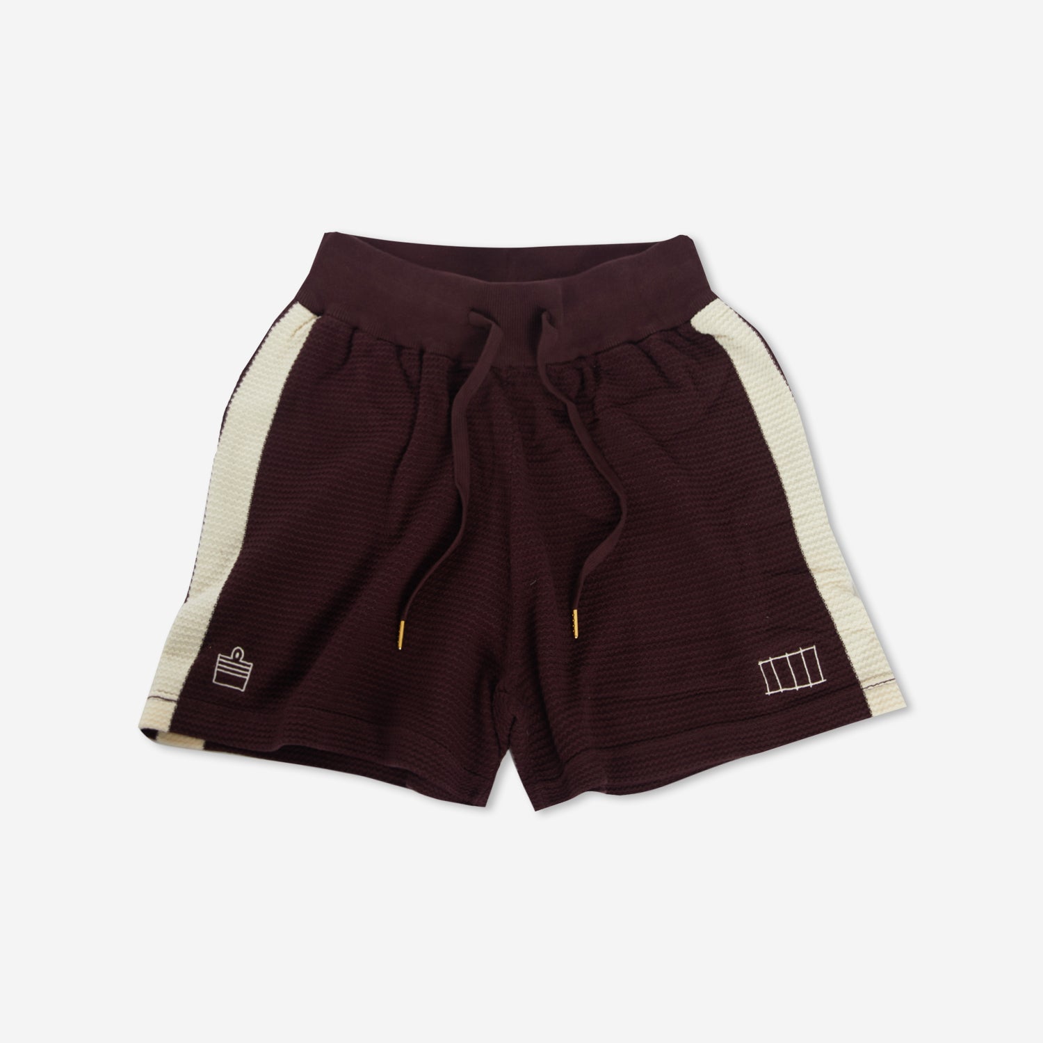 Almost Home x Admiral Knit Shorts for Men - Coventry Brown Cotton Casual Shorts | Comfortable Lounge & Summer Wear for Outdoor Activities, Beach, Travel