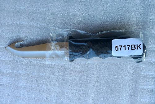 CUTCO #5717BK Gut Hook Hunting Knife with Leather Sheath - Premium Outdoor Knife for Hunting, Camping & Survival Gear