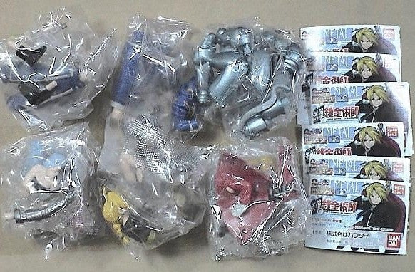 Bandai Fullmetal Alchemist Gashapon Diorama Scene Part 1 - 6-Piece Trading Figure Set for Anime Collectors & Display