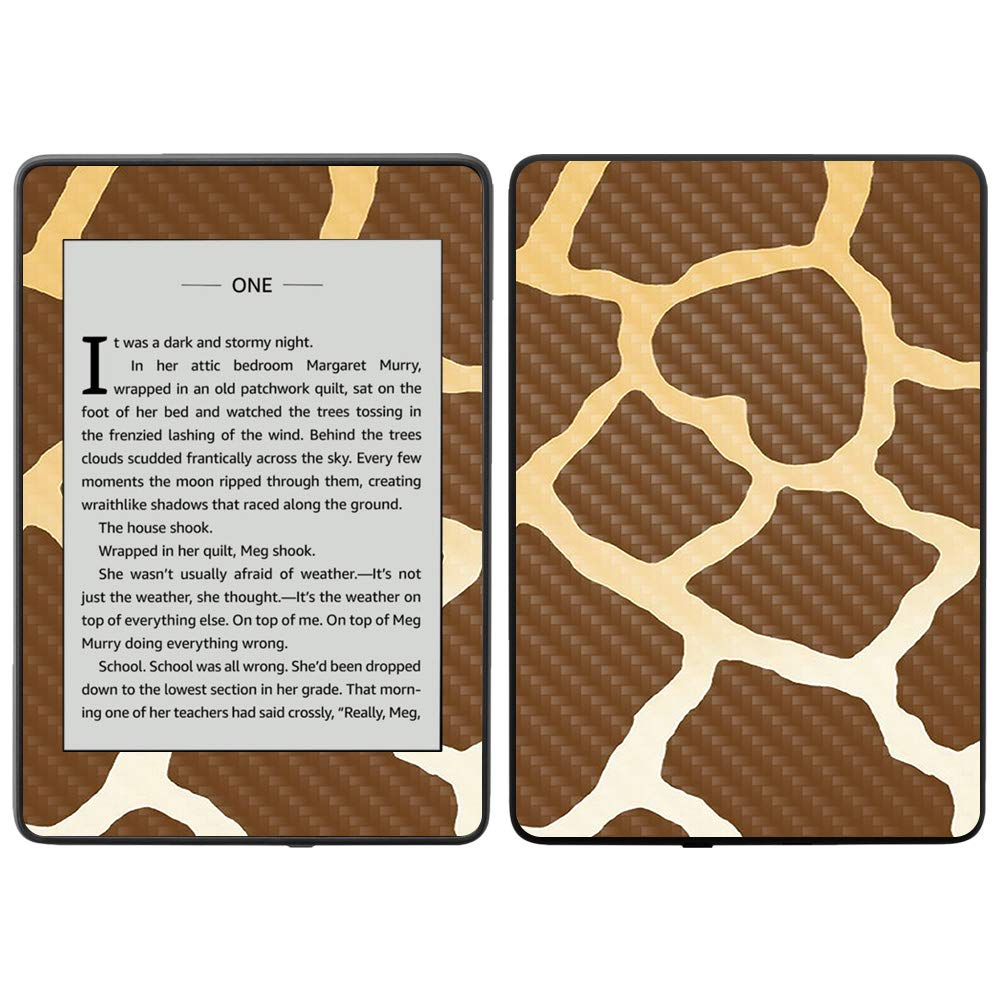 Premium Carbon Fiber Skin for Amazon Kindle Paperwhite 2018 (10th Gen) - Aztec Fox Design | Waterproof Protective Cover with Durable Textured Finish | Easy Application & Removal | Made in USA | Perfect for Travel, Reading Outdoors & Everyday Protection