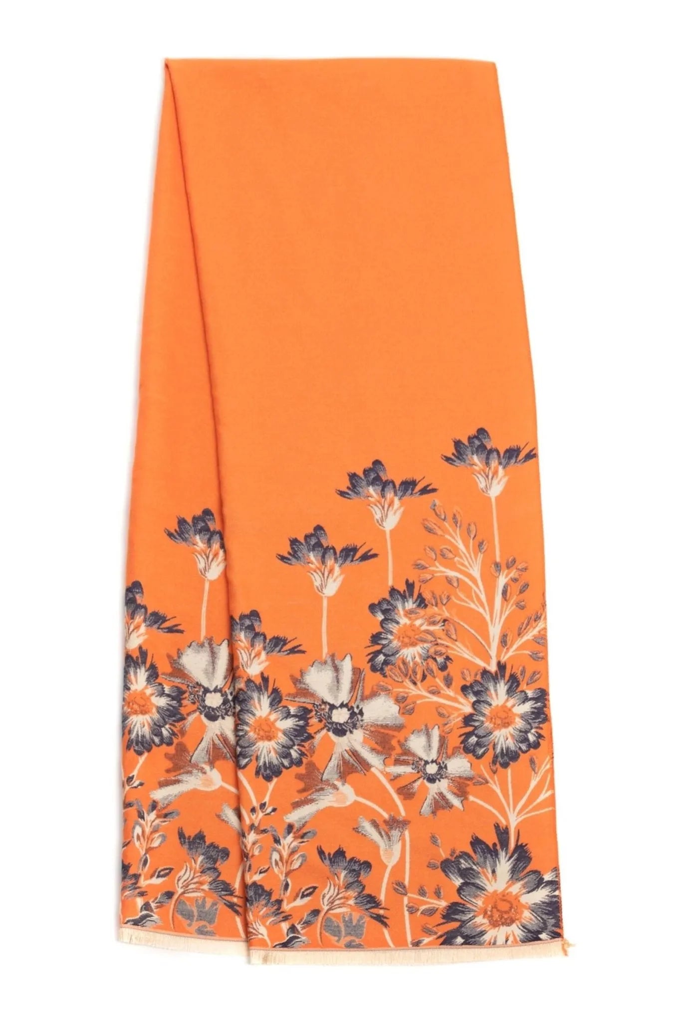 Reversible Floral Oversized Scarf - Soft Winter Shawl Wrap for Women - Perfect for Cold Weather, Travel & Fashion Accessories
