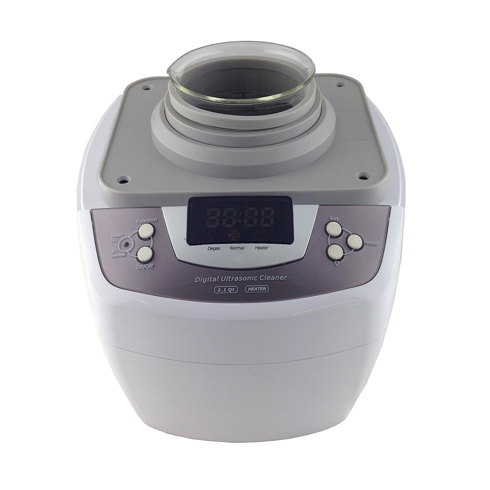 iSonic P4810+BHK01B Commercial Ultrasonic Cleaner with 500ml Beaker Holder Set - Professional Jewelry, Dental Tools & Liposomal Vitamin C DIY Cleaning Solution for Home & Lab Use