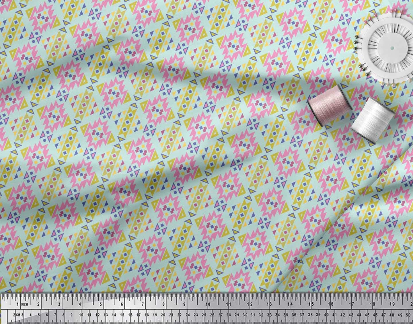 Soimoi Moss Georgette Brown Fabric by The Yard - 42