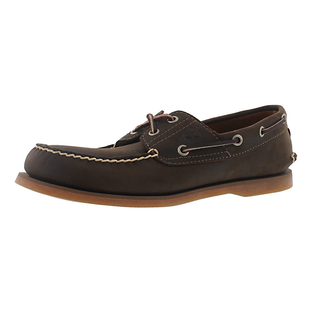 Timberland Men's Classic 2-Eye Boat Shoes | Waterproof Leather Deck Shoes for Men | Casual & Comfortable Slip-On Shoes for Sailing, Walking & Outdoor Activities