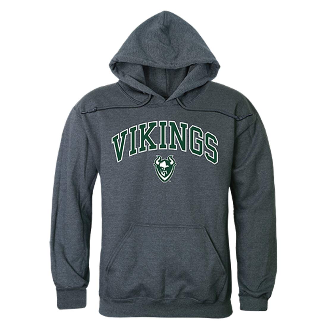 Portland State Vikings NCAA Campus Pullover Hoodie Sweatshirt - X-Large, Heather Charcoal | Comfortable College Apparel for Game Day & Campus Life