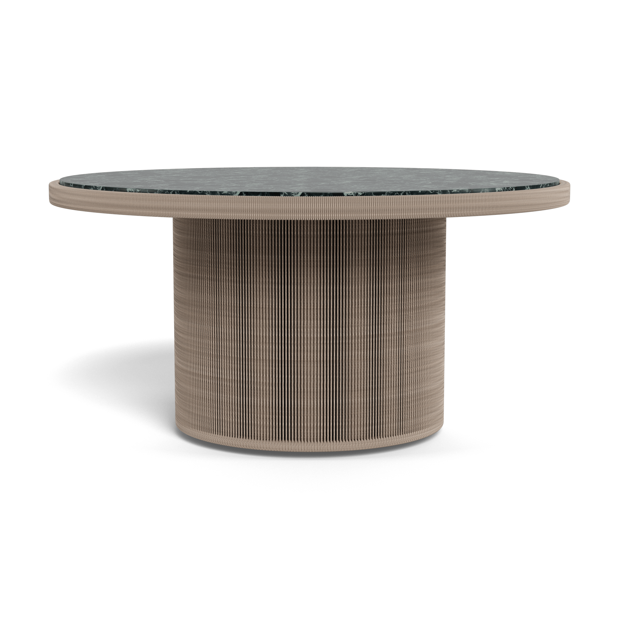 Formentera 60-inch Round Dining Table - Modern Wood Kitchen Table for 6 - Perfect for Small Spaces, Breakfast Nook & Family Gatherings