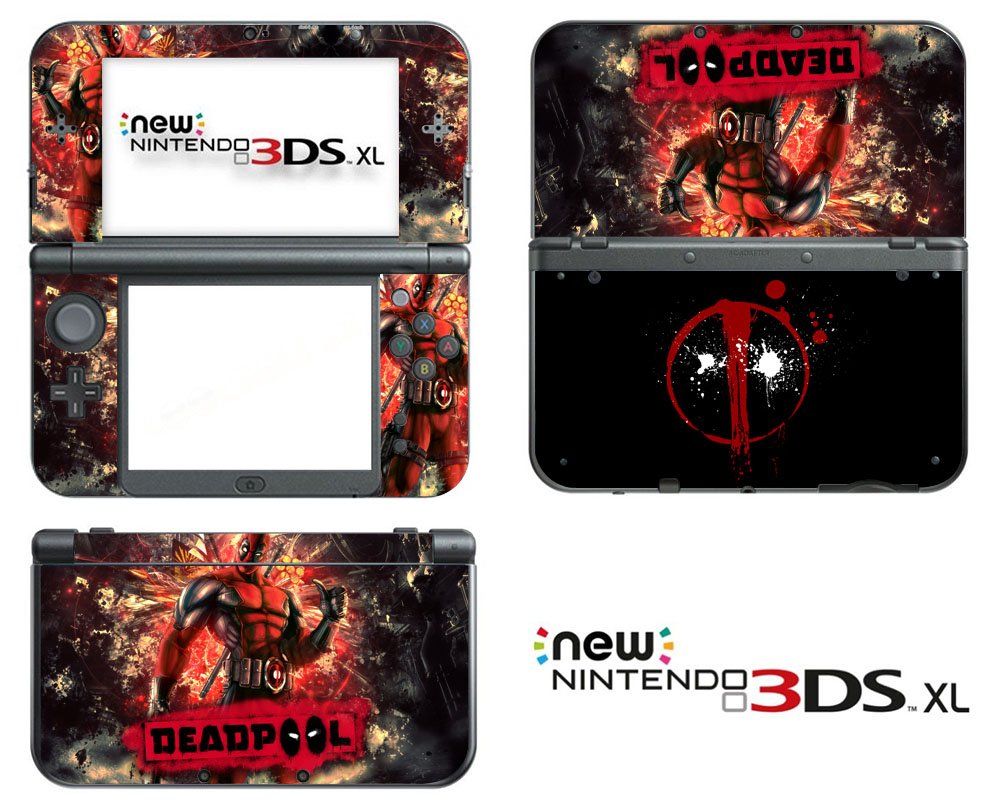 Vanknight Super Hero Vinyl Decals Skin Sticker for New Nintendo 3DS XL 2015 - Protective Cover for Gaming Console with Custom Design, Perfect for Kids & Collectors