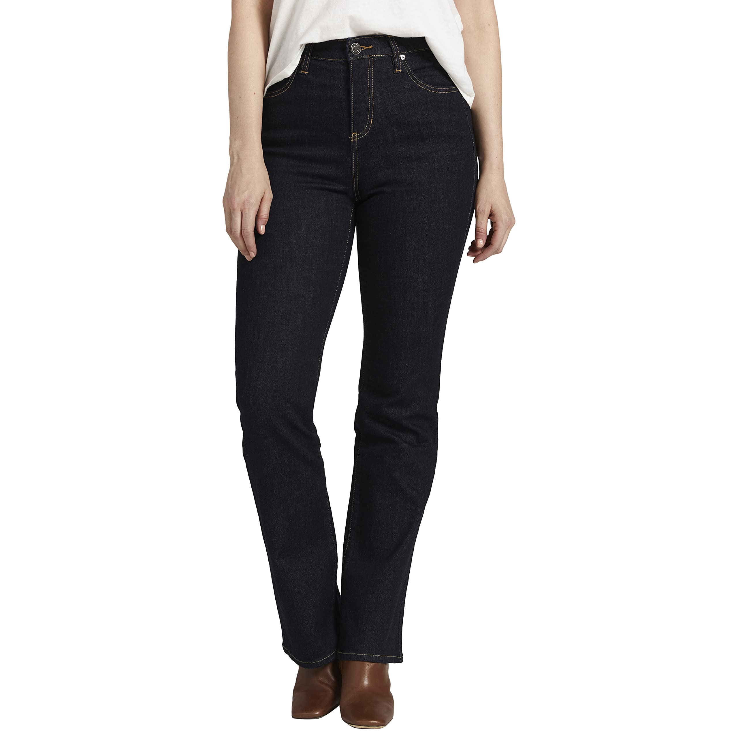 JAG Women's Phoebe High Rise Bootcut Jeans - Stretchy Denim Pants for Casual & Office Wear - Perfect for Work, Date Night & Everyday Outfits
