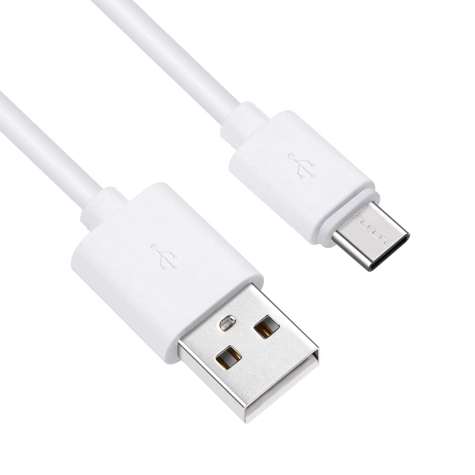 10-Pack 1ft USB C to USB A Fast Charging Cables - Short Bulk Charging Cord Set for iPhone, Android, Samsung - Perfect for Home, Office, Car & Travel Accessories (White)
