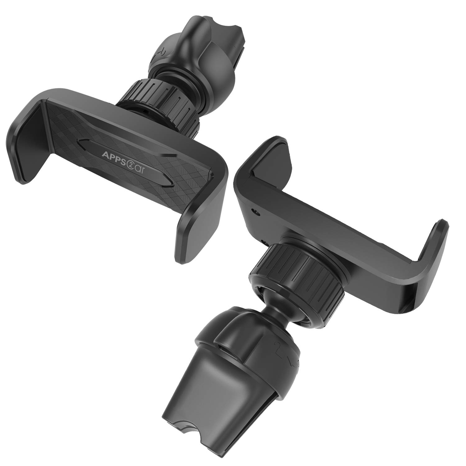 2-Pack Universal Car Vent Phone Mount - Expandable Grip for Safe Driving