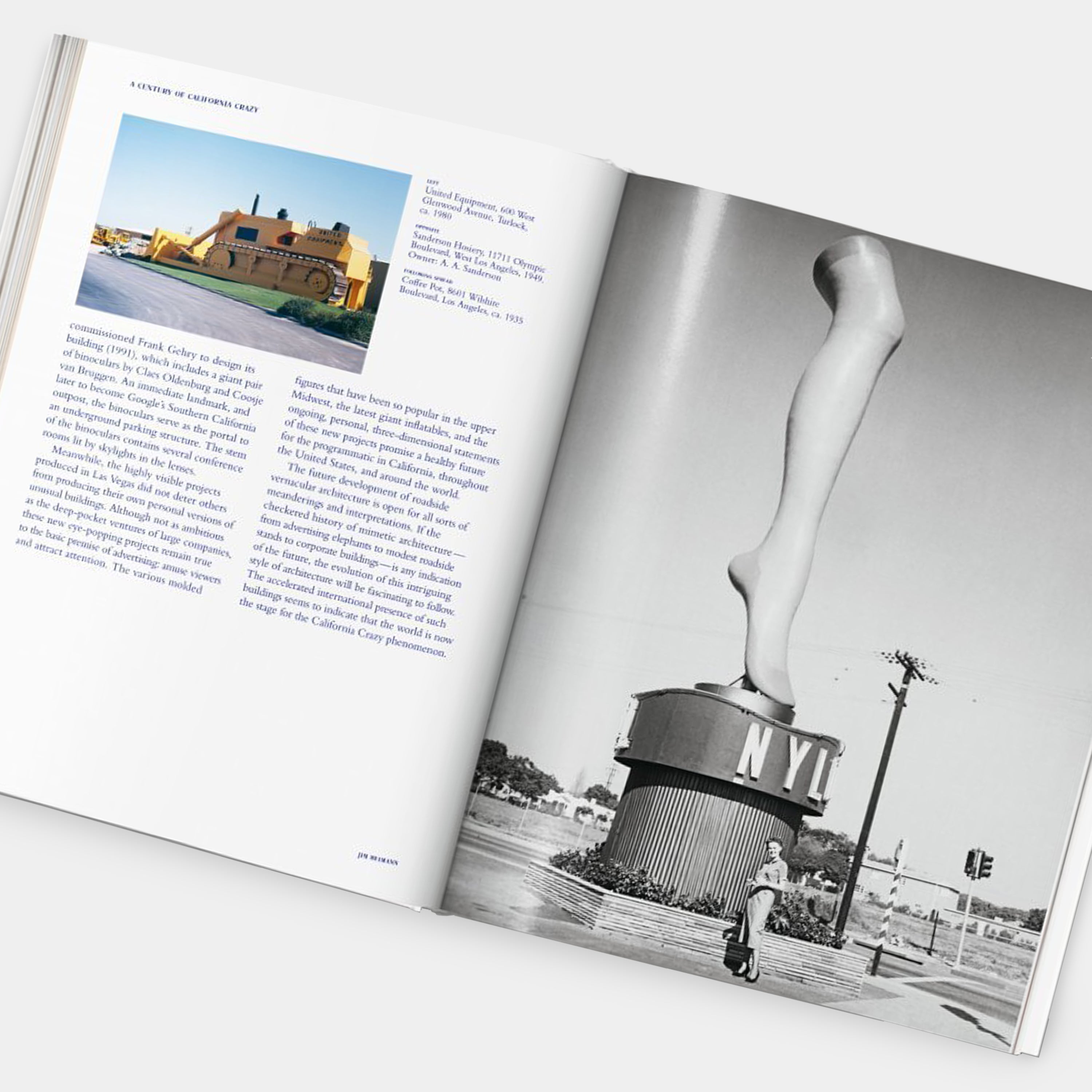 California Crazy: American Pop Architecture Book by Taschen - Explore Iconic Roadside Architecture & Design for Travelers & Collectors