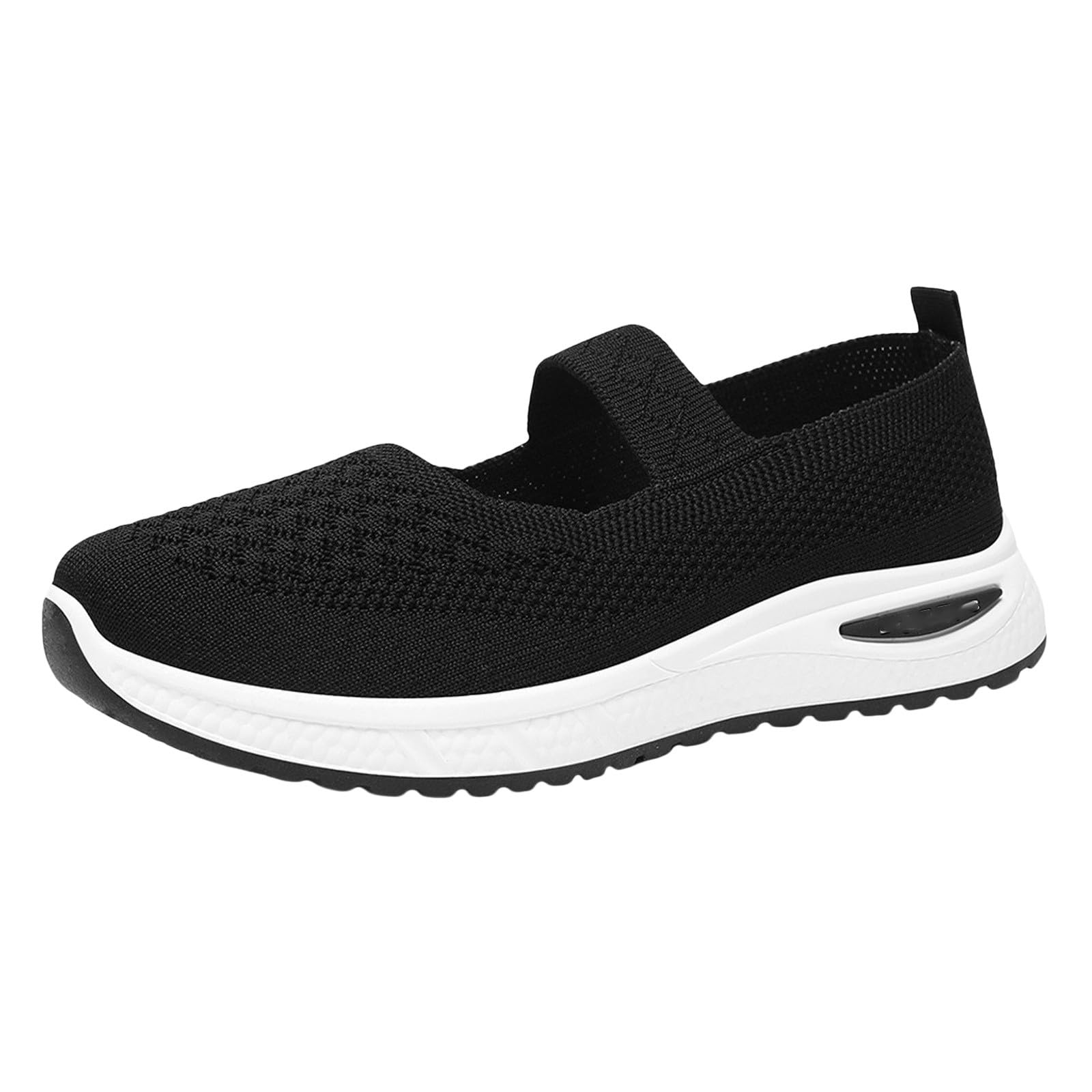 Women's Breathable Woven Mesh Slip-On Sneakers - Lightweight Walking Shoes for Women - Perfect for Casual Wear, Work, Travel & Everyday Comfort