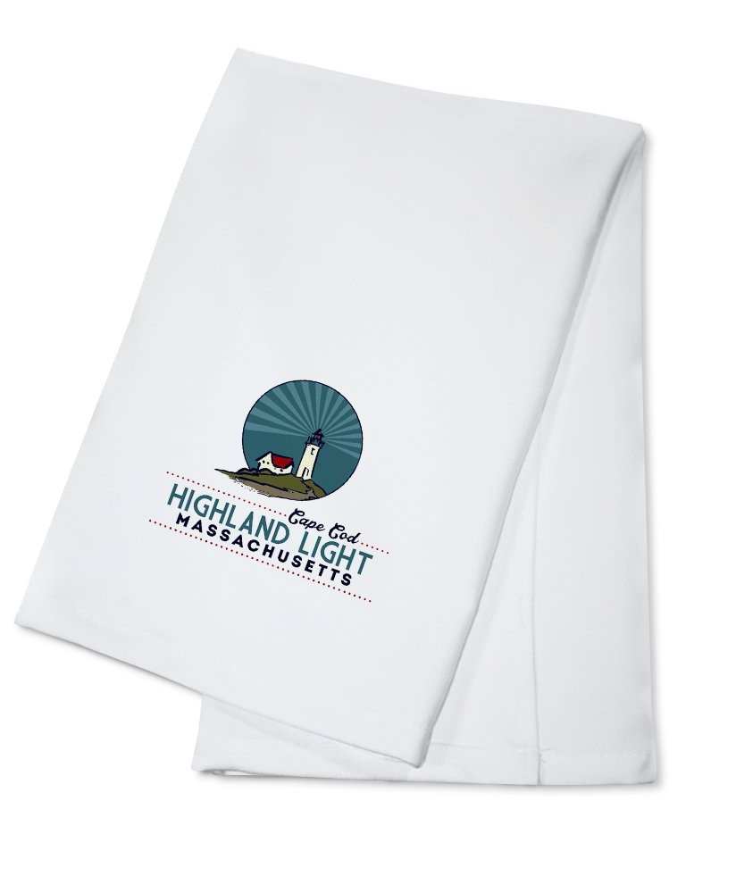 Cape Cod Highland Lighthouse 100% Cotton Tea Towel - Decorative Hand Towel for Kitchen, Bathroom & Home Decor | Perfect for Dish Drying, Gift Giving & Coastal Themed Decor