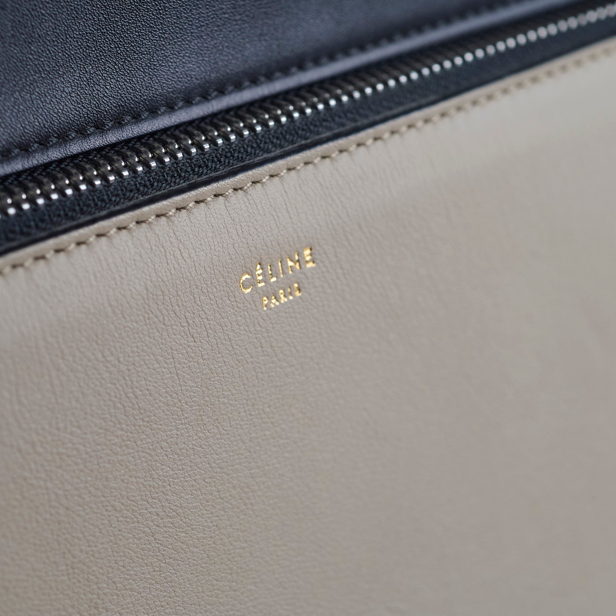 Celine Edge Medium Bag in Beige & Black - Luxury Designer Handbag for Women, Perfect for Work, Travel & Everyday Use