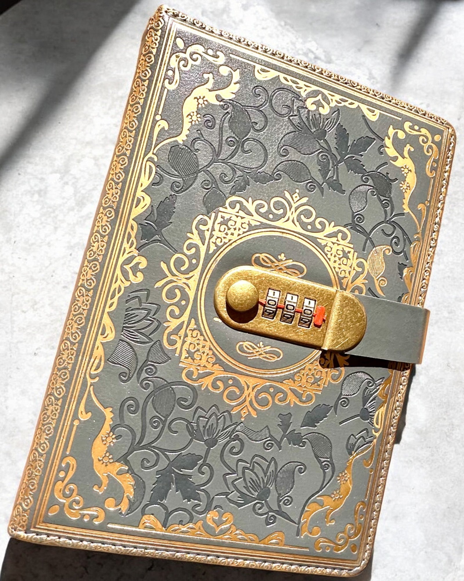 Premium A5 Leather Notebook with Combination Lock - Personalized Engraving for Secure Journaling, Gift Ideas & Travel Essentials