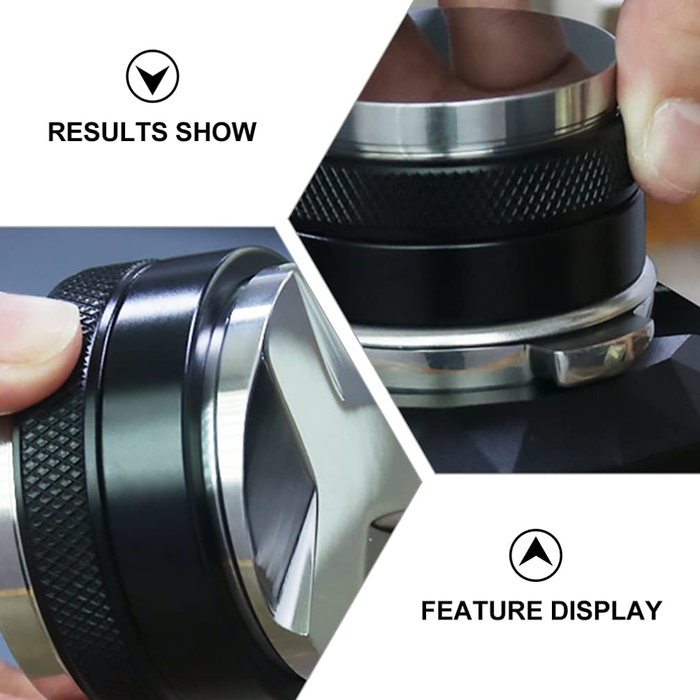 Premium Stainless Steel Coffee Tamper & Distributor - Espresso Leveling Tool for Perfect Coffee Grounds | Compatible with Nespresso & Espresso Machines | Ideal for Home Baristas & Coffee Shops