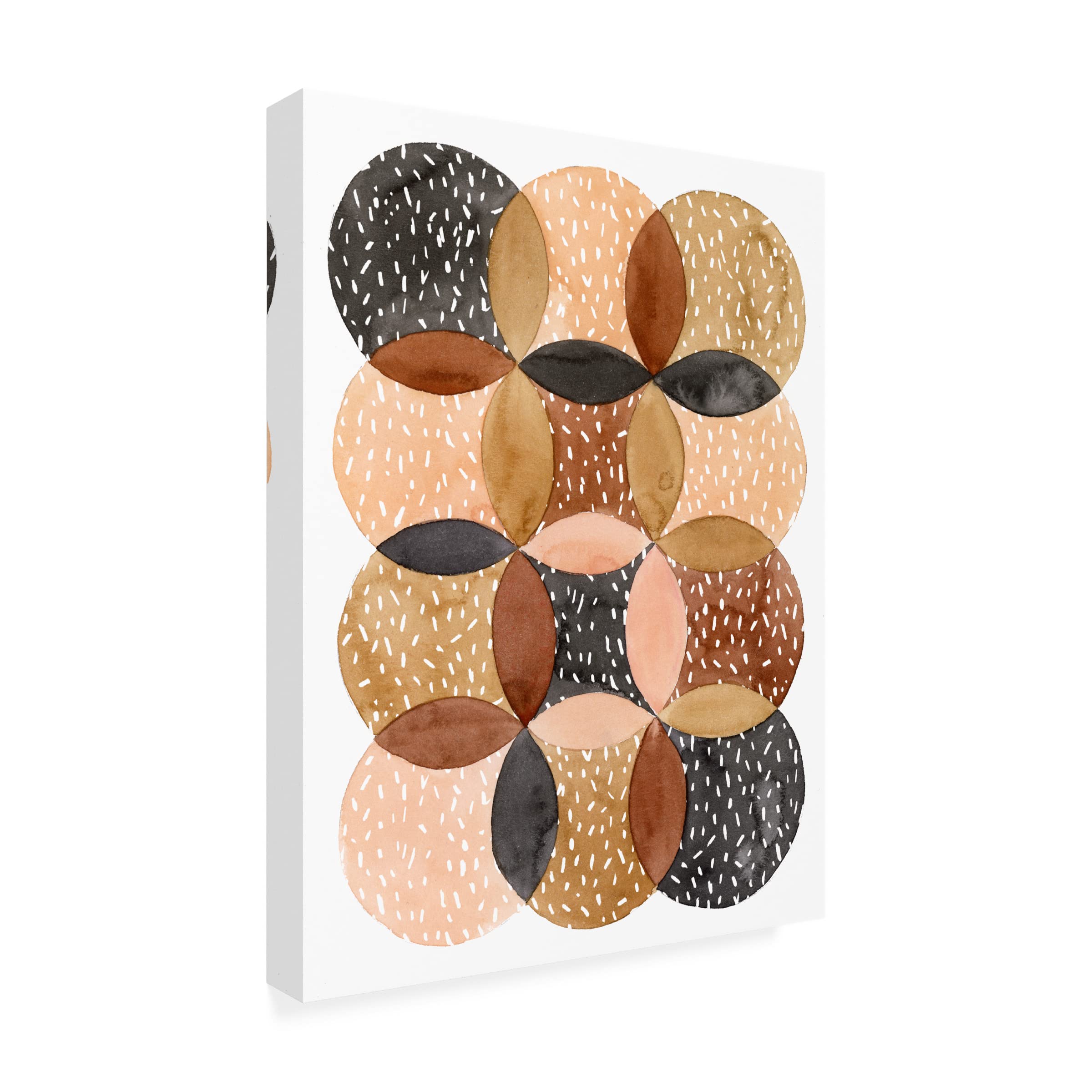 Grace Popp 'Mud Slide II' Canvas Wall Art Print - Modern Abstract Painting for Living Room, Bedroom & Office Decor