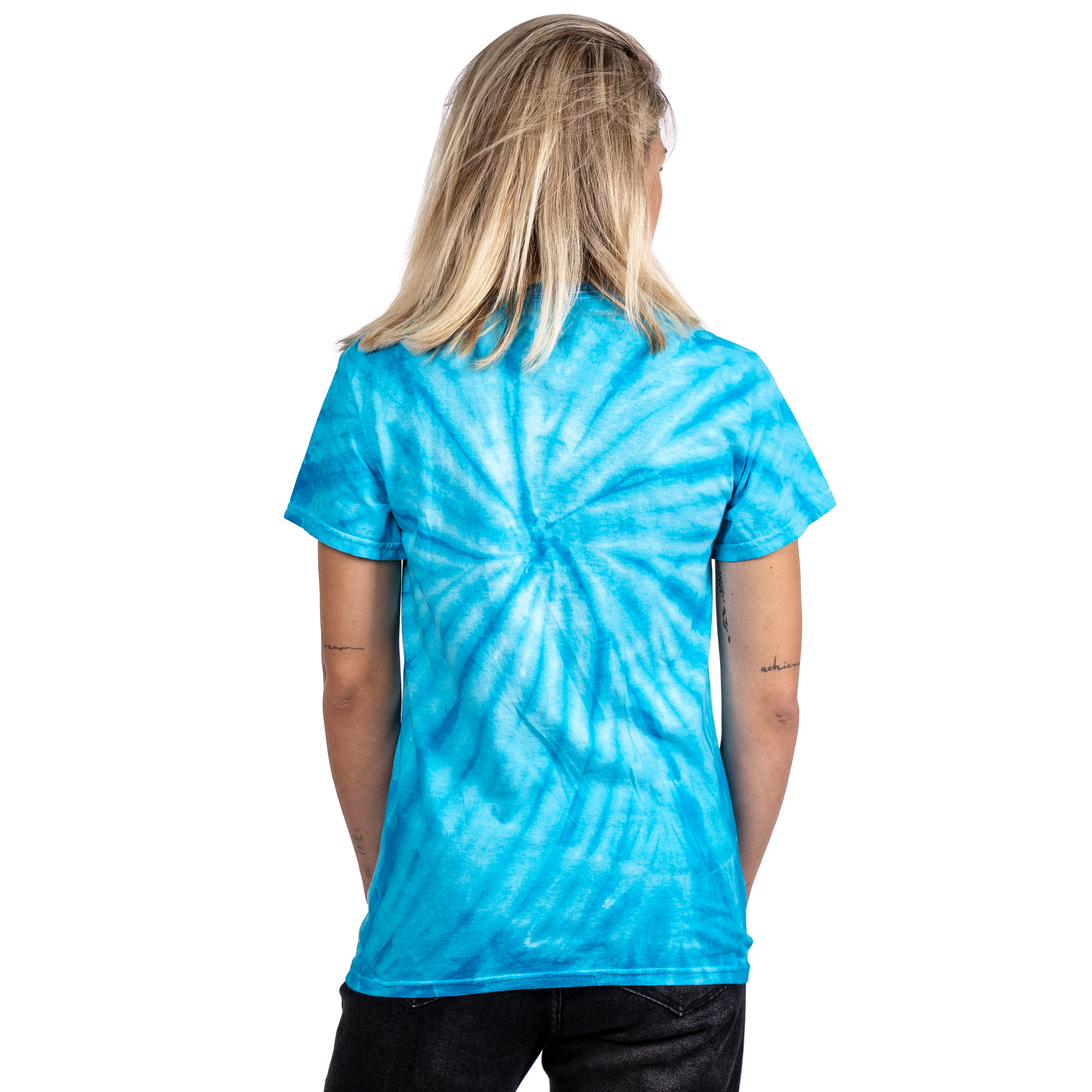 Psychonauts 2 Video Game Tie Dye T-Shirt - Soft Cotton Teal Graphic Tee for Gamers & Fans - Perfect for Cosplay, Gaming Events & Casual Wear