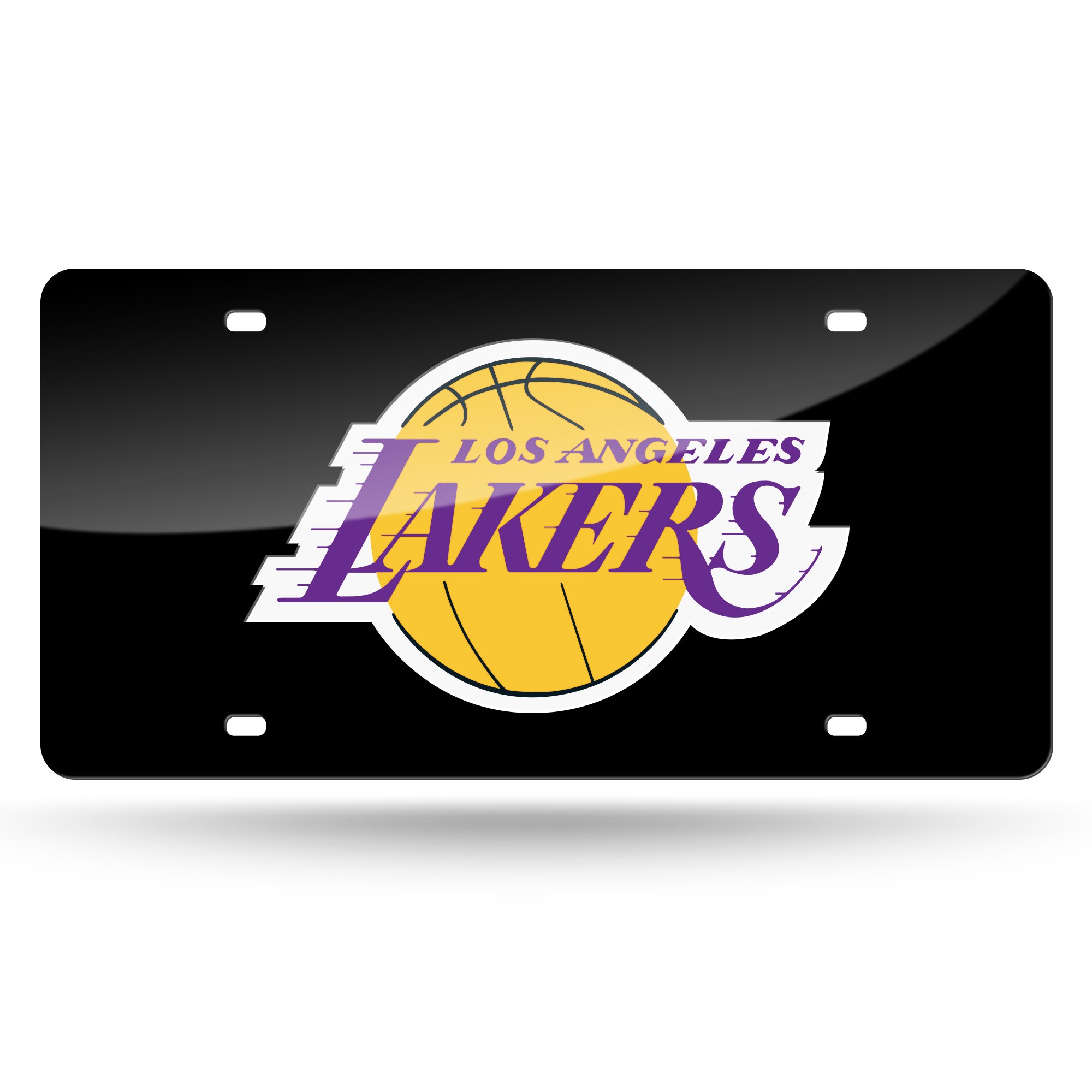 Official NBA Los Angeles Lakers Laser-Cut Car Keychain - Premium Metal Logo Auto Accessory for Lakers Fans, Perfect for Gifts, Game Days & Everyday Use