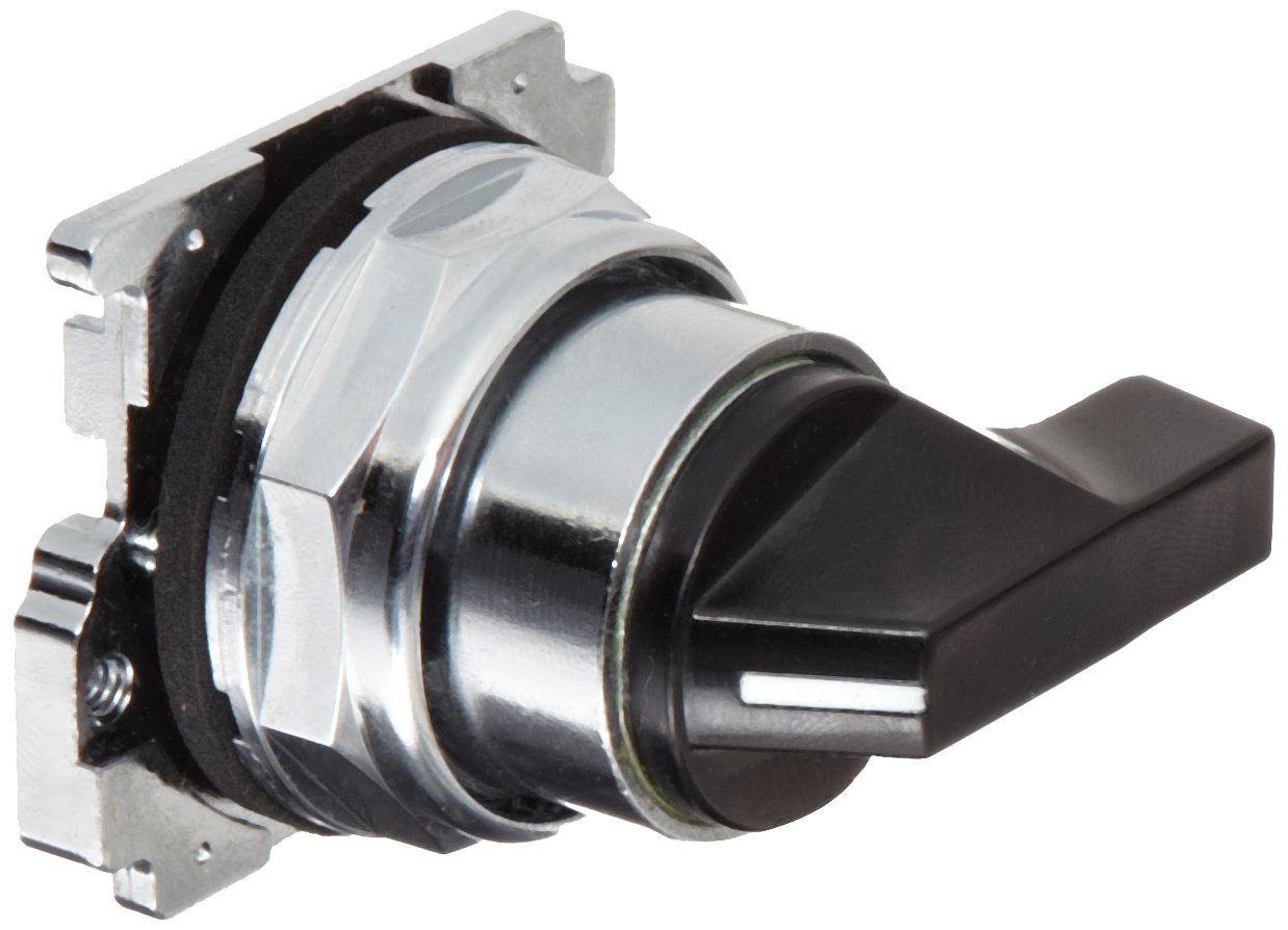 Eaton 10250T3023 30mm 3-Position Lever Selector Switch with Cap - Industrial Control Panel, Machinery & Automation Equipment Use