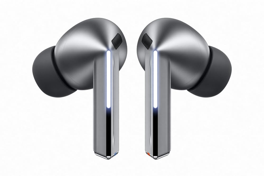 Samsung Galaxy Buds3 Pro Wireless Bluetooth Earbuds with ANC, IPX7 Waterproof, AI Translator, Hi-Fi Sound & 360 Audio - Silver (US Version) | Perfect for Workouts, Travel & Daily Commute