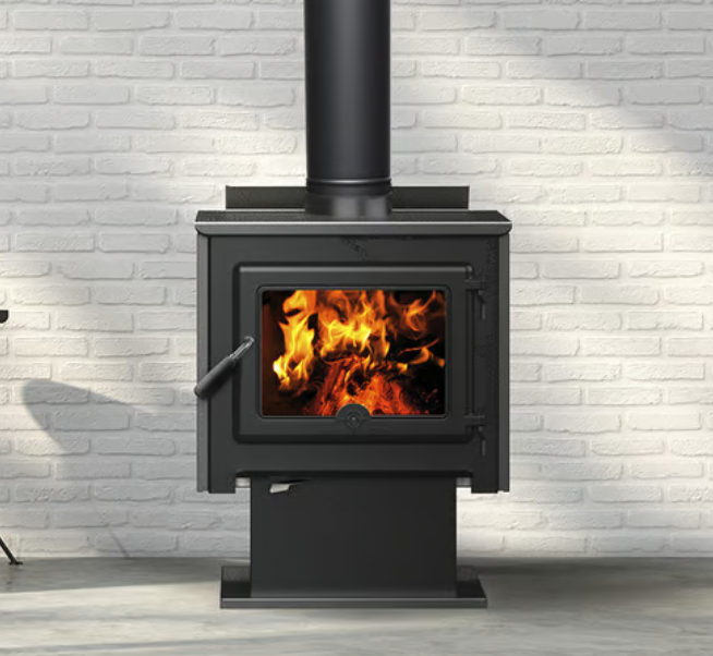 True North TN25C EPA Certified Wood Burning Stove - Efficient Heating for Cabins, Homes & Outdoor Living Spaces