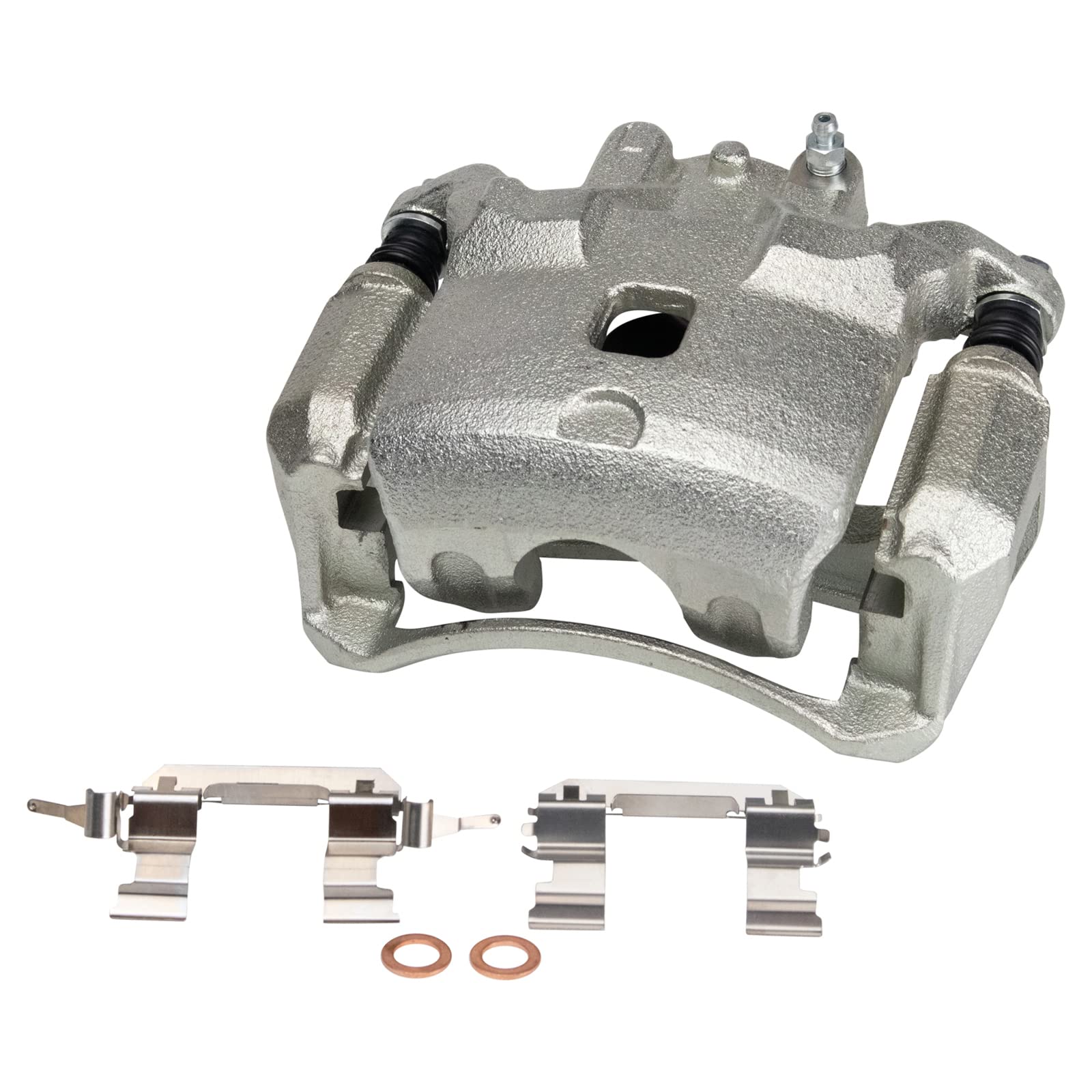 TRQ Front Performance Brake Pad & Rotor Kit - Semi-Metallic Vented Premium G-Coated - Compatible with 2007-2012 Nissan Sentra - Perfect for Daily Driving, City Commuting & Performance Upgrades